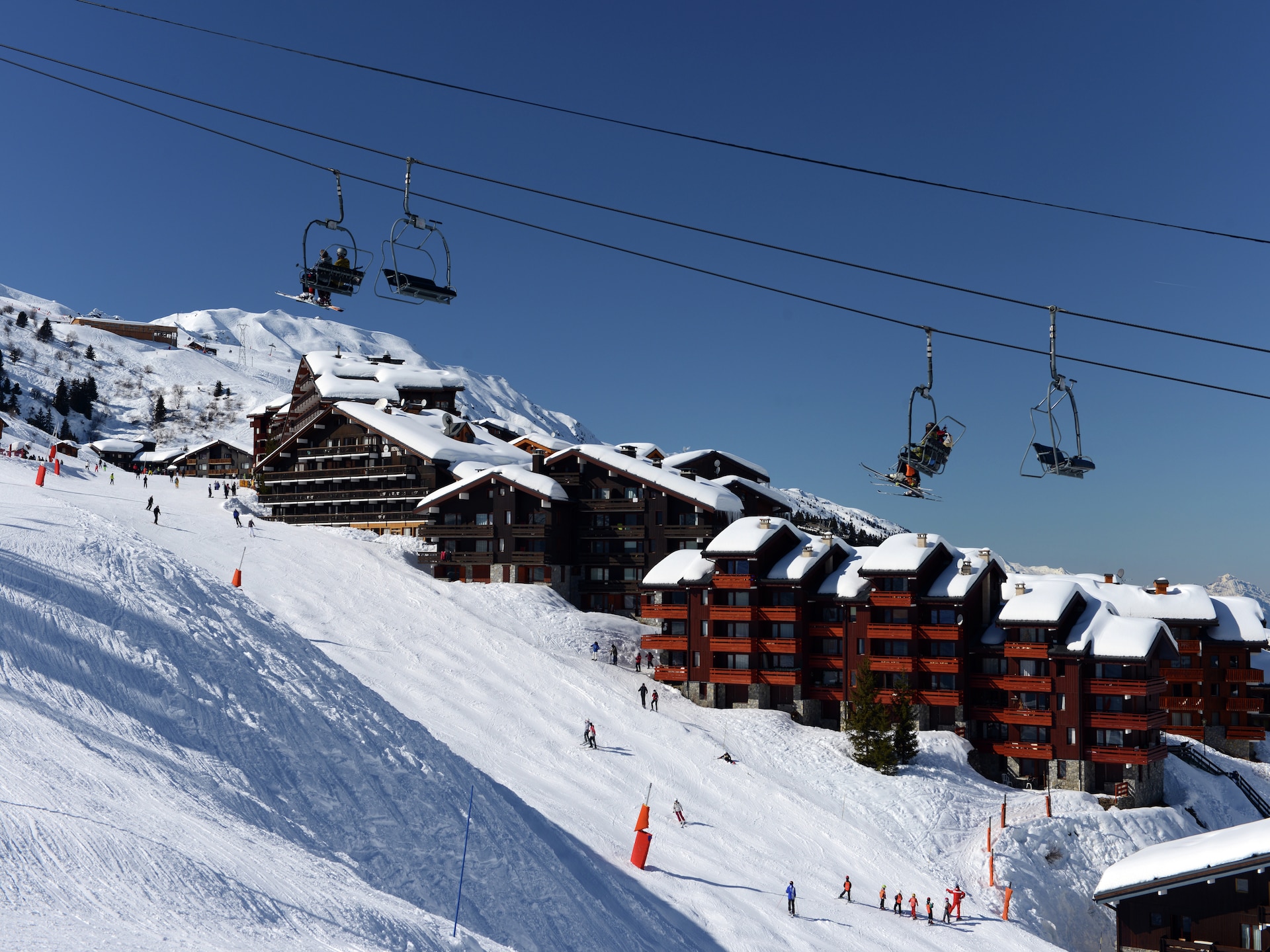 Appartement direct aan de piste in Les 3 Vallées met balkon en uitzicht - foto 13