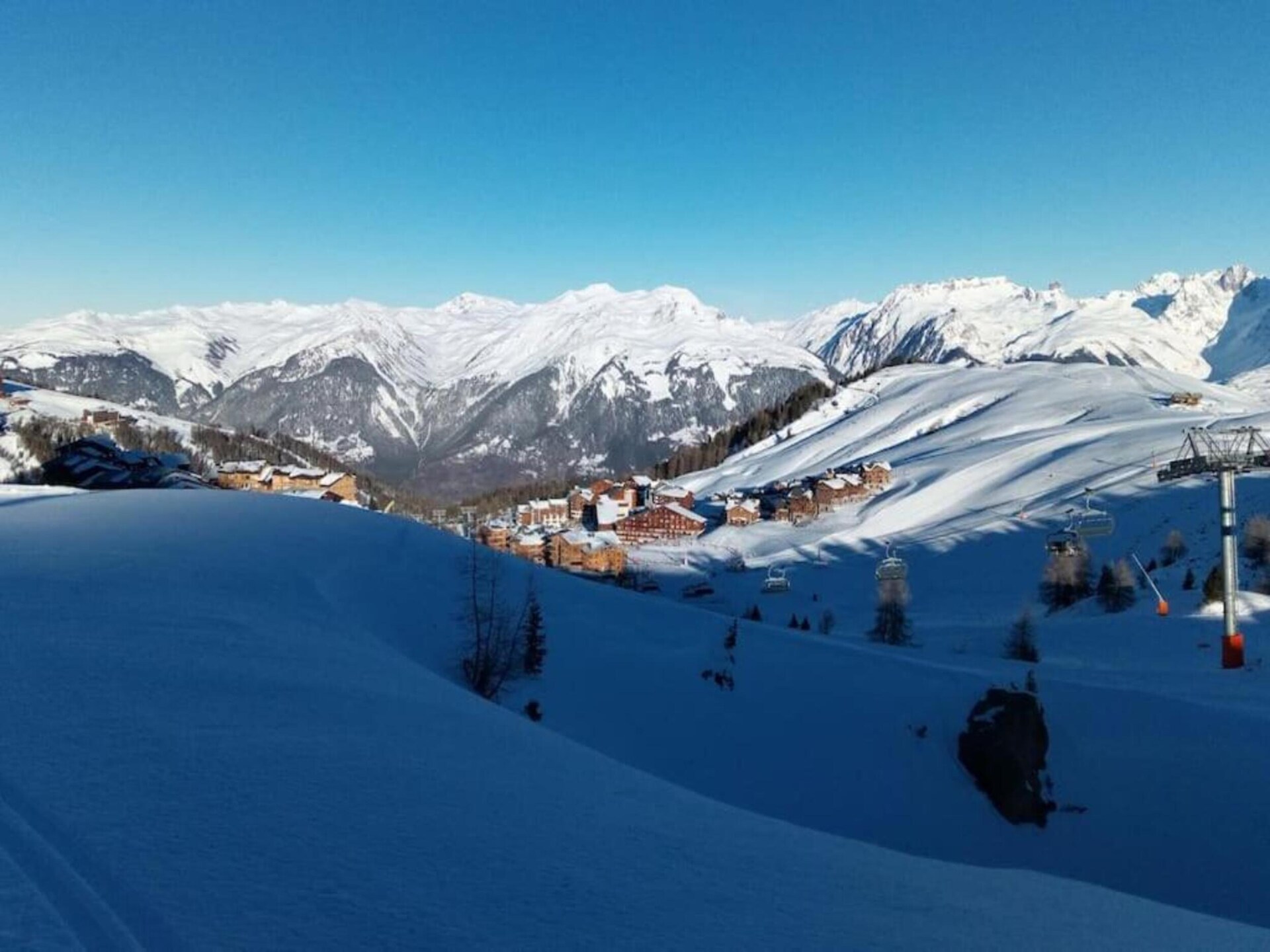 Modern appartement in Résidence Prestige Front de Neige 3, Plagne Villages - foto 32