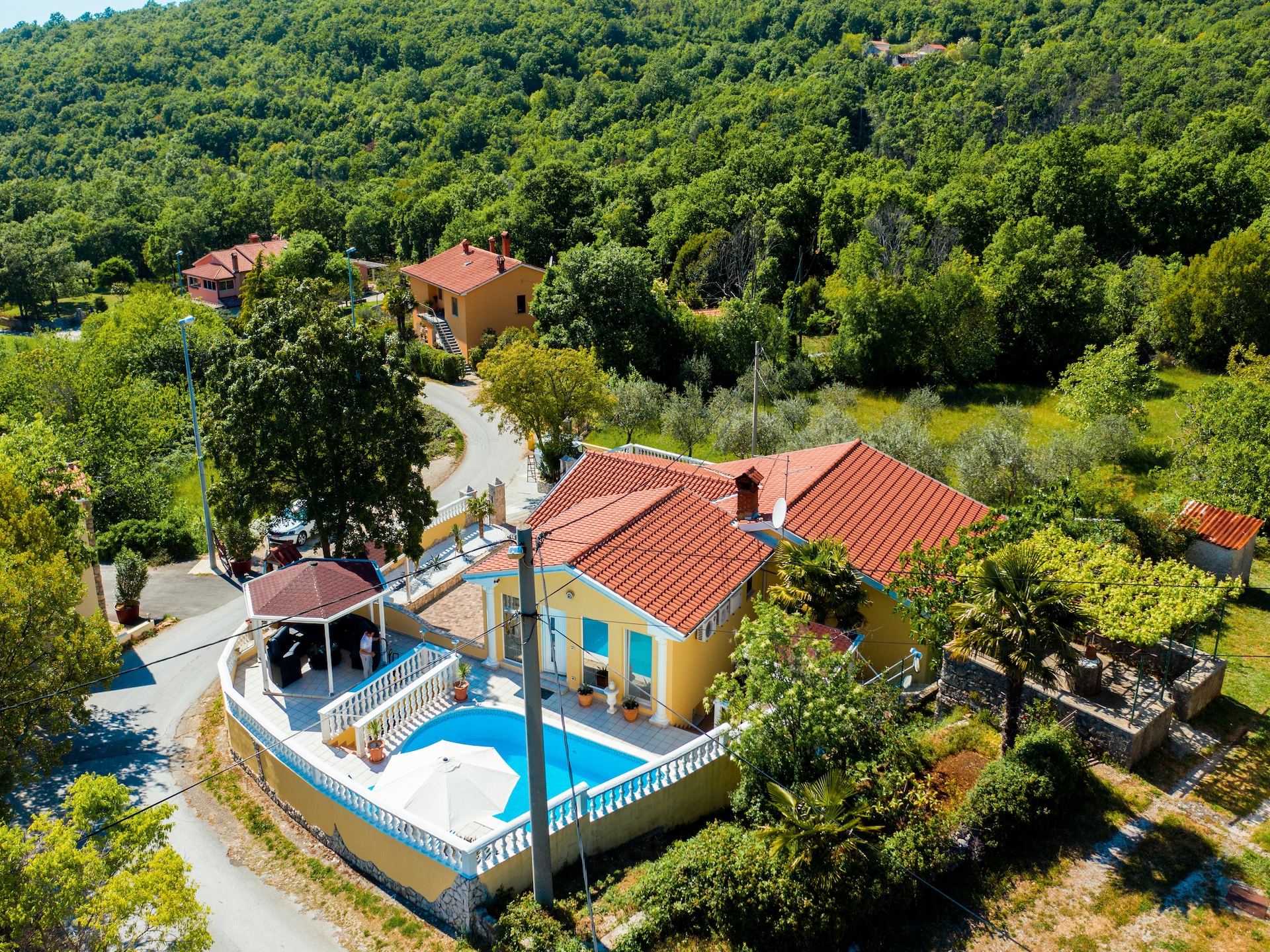 Villa Katarina: Romeinse pracht met privézwembad bij Labin - foto 9