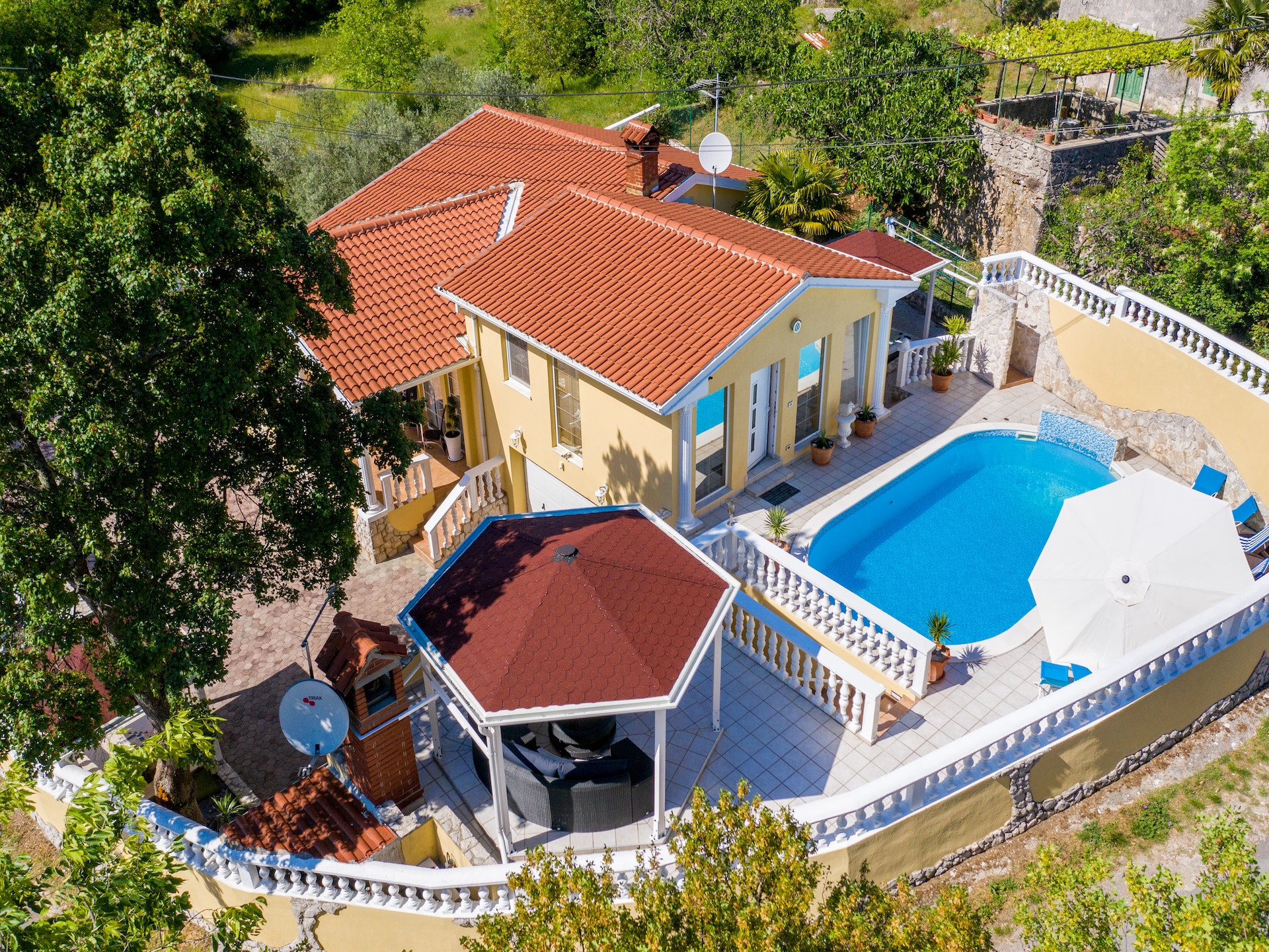 Villa Katarina: Romeinse pracht met privézwembad bij Labin - foto 5
