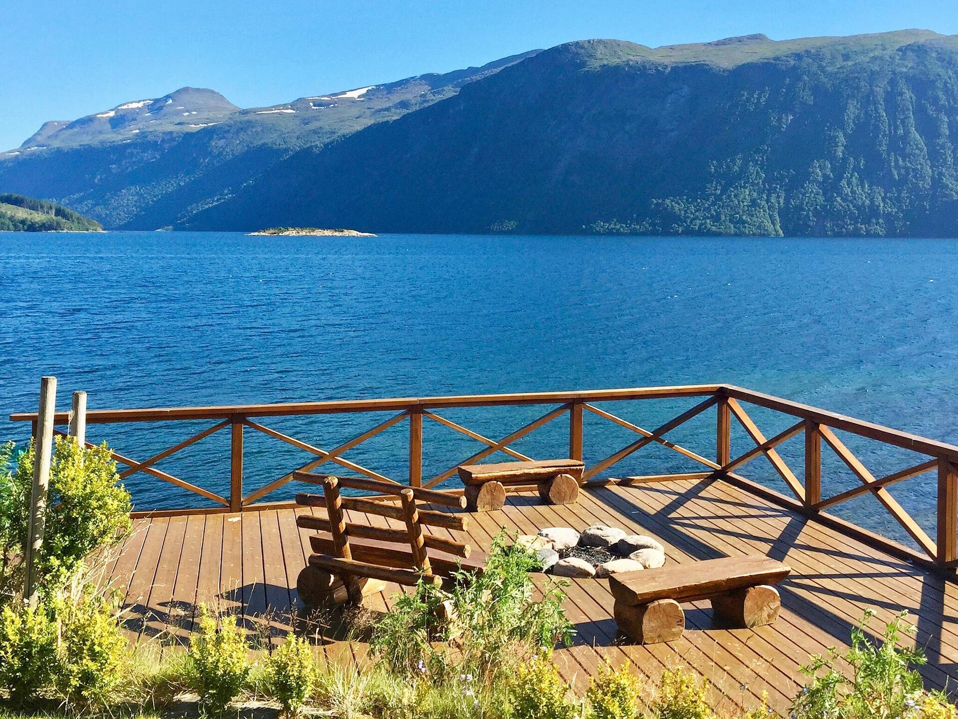 Appartement met fjordzicht, zwembad en vismogelijkheden in Eidsvåg - foto 13