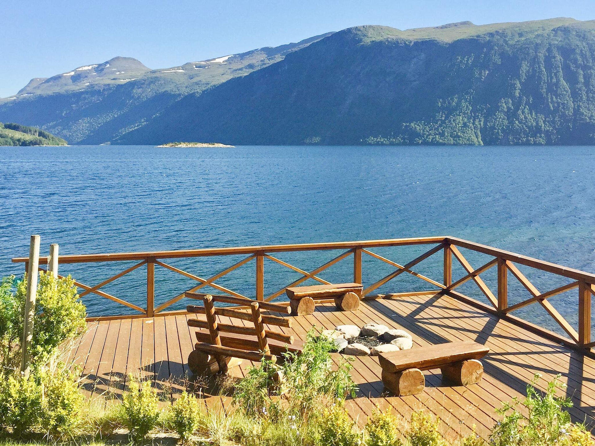 Licht appartement in Eidsvåg aan de fjord met gemeenschappelijk zwembad - foto 14