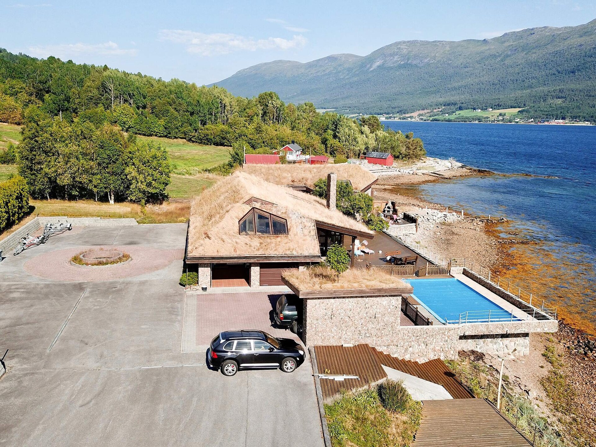 Rustiek fjordappartement met sauna, zwembad & boothaven in Eidsvåg - foto 13