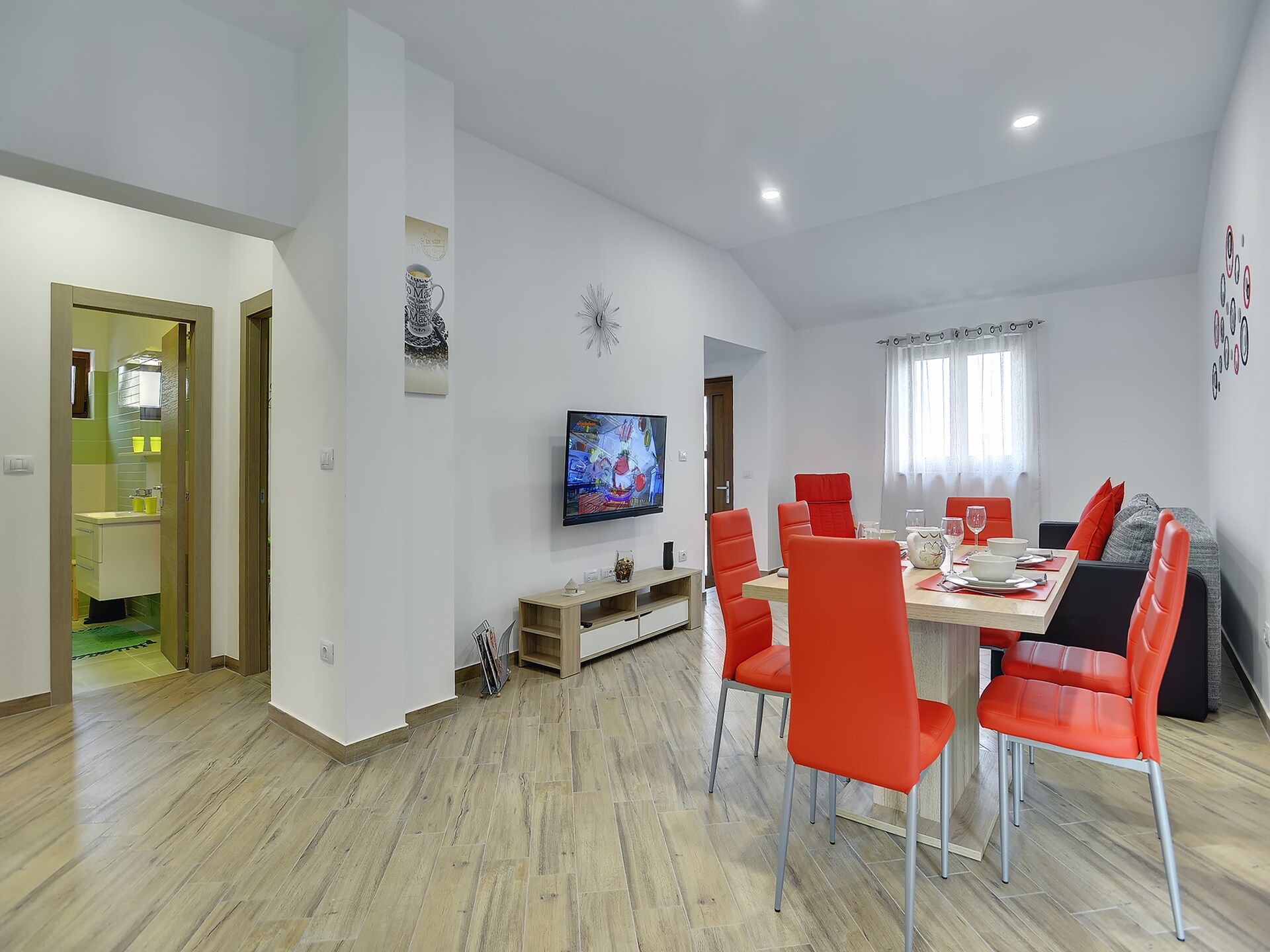 Op 1,0 km van het strand: Vakantiehuis Casa Mareti in Liznjan - foto 7