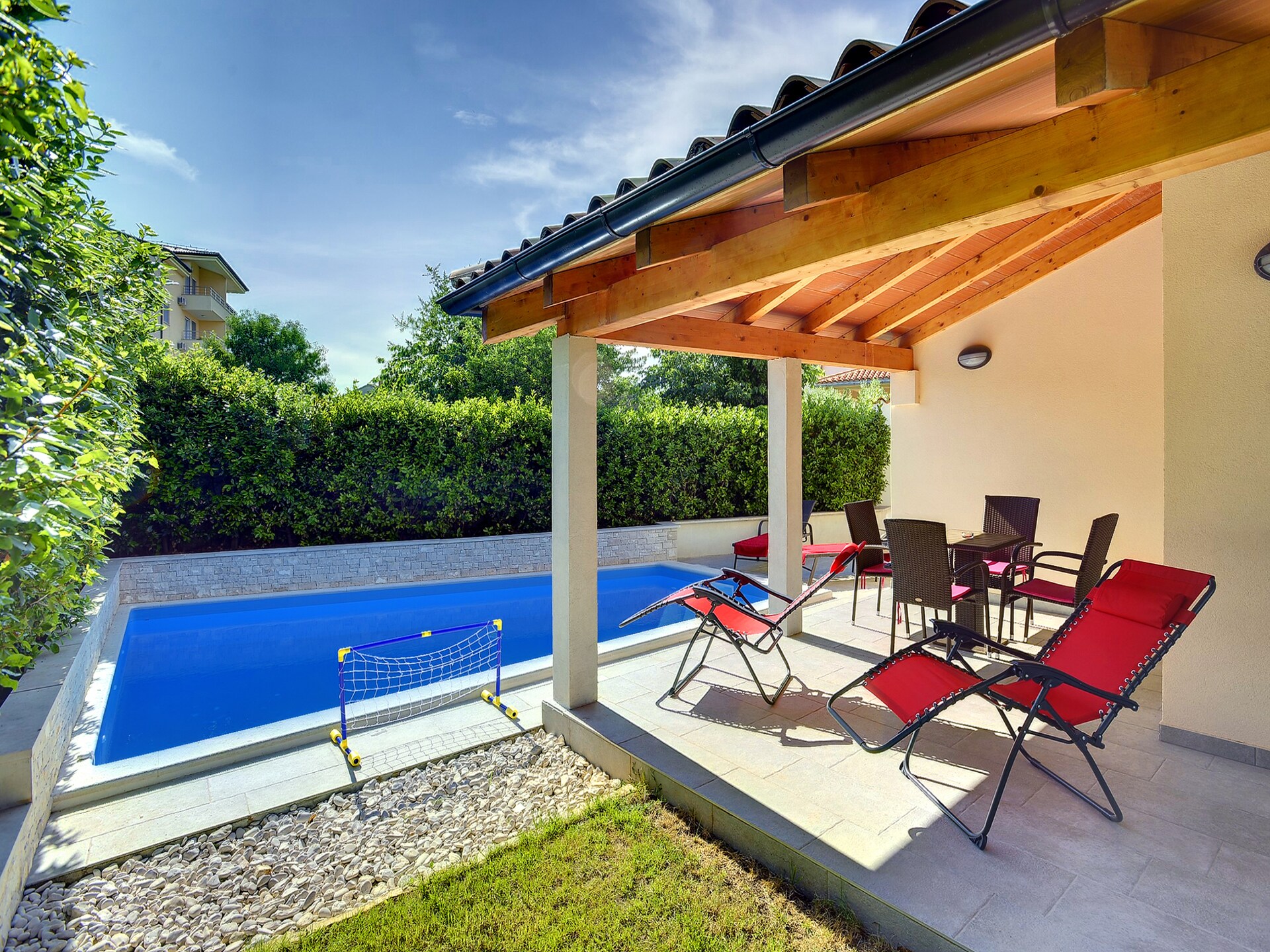 Op 1,0 km van het strand: Vakantiehuis Casa Mareti in Liznjan - foto 22