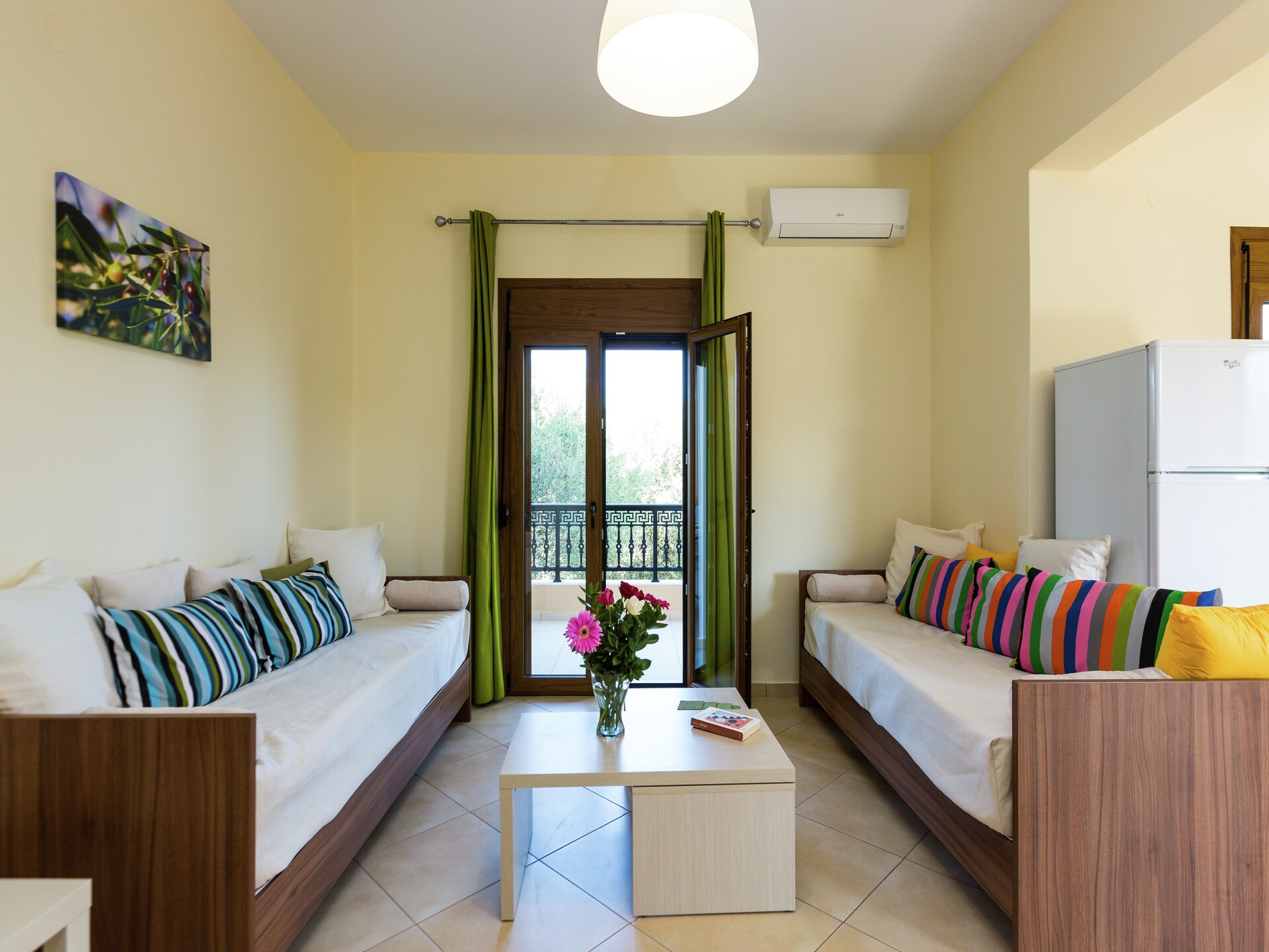 Modern Olijf Appartement nabij Rethymno met Grote Tuin - foto 11