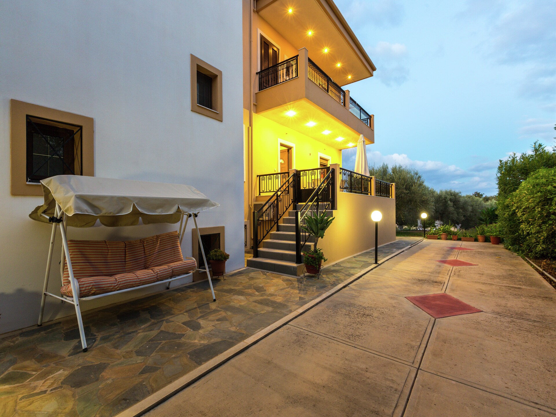 Modern Olijf Appartement nabij Rethymno met Grote Tuin - foto 33