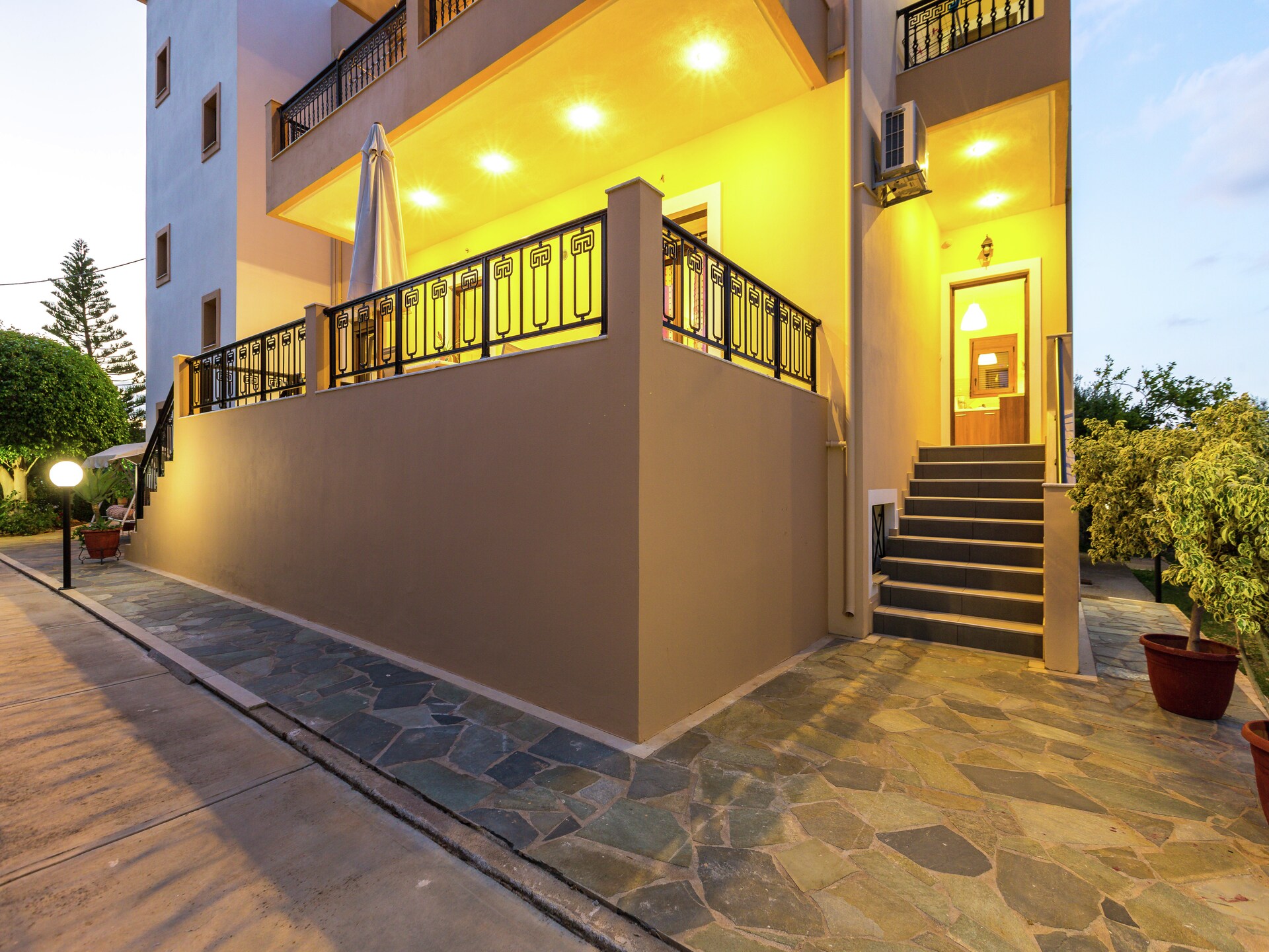 Modern Olijf Appartement nabij Rethymno met Grote Tuin - foto 9