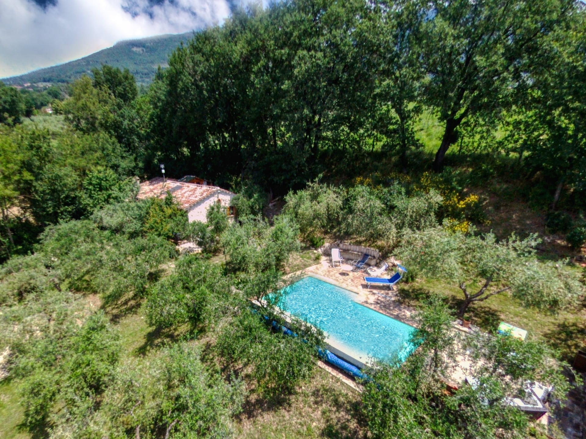 Op 1,0 km van centrum Assisi: ruim vakantiehuis Villa Giuli - foto 1