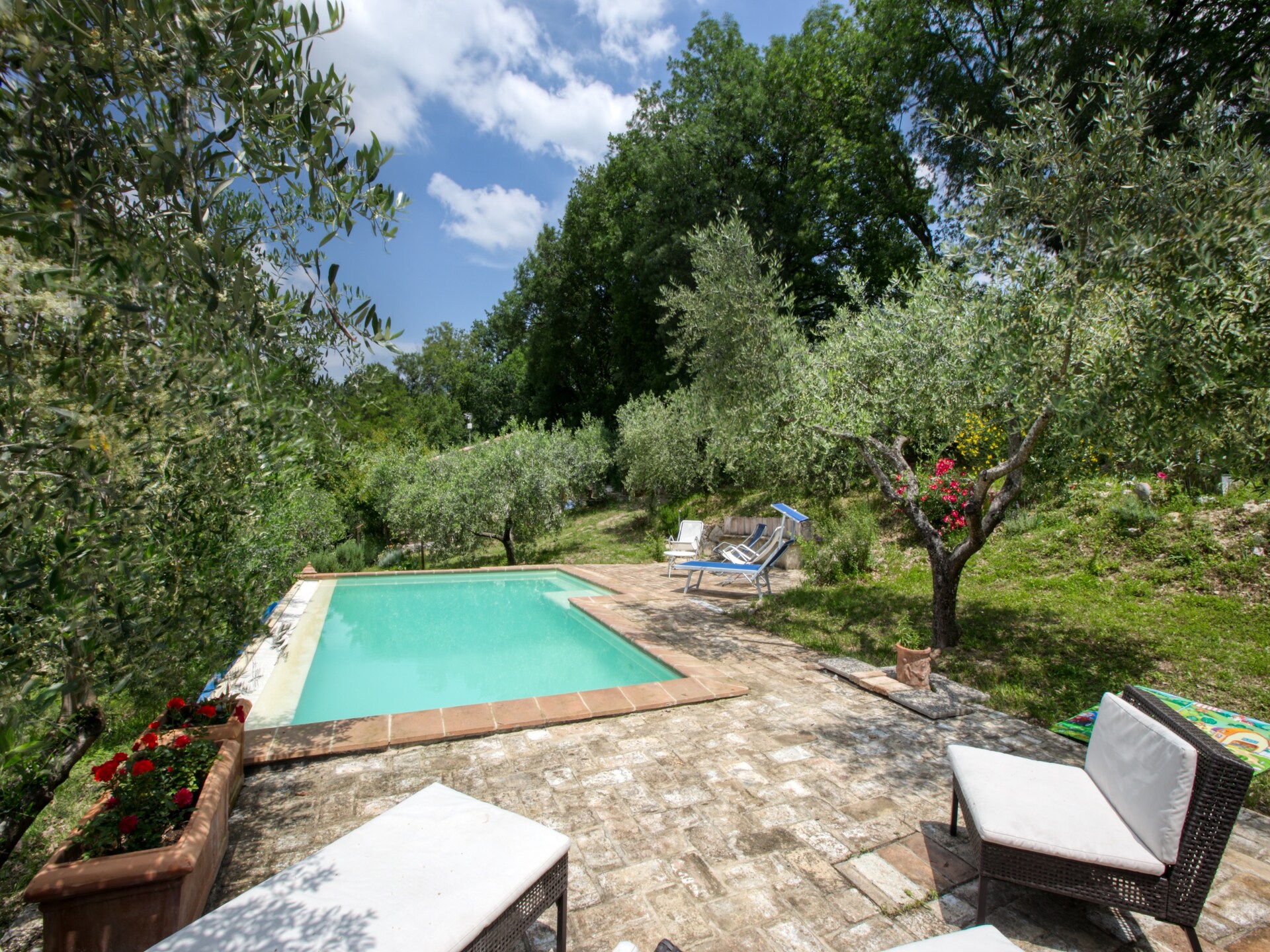 Op 1,0 km van centrum Assisi: ruim vakantiehuis Villa Giuli - foto 8