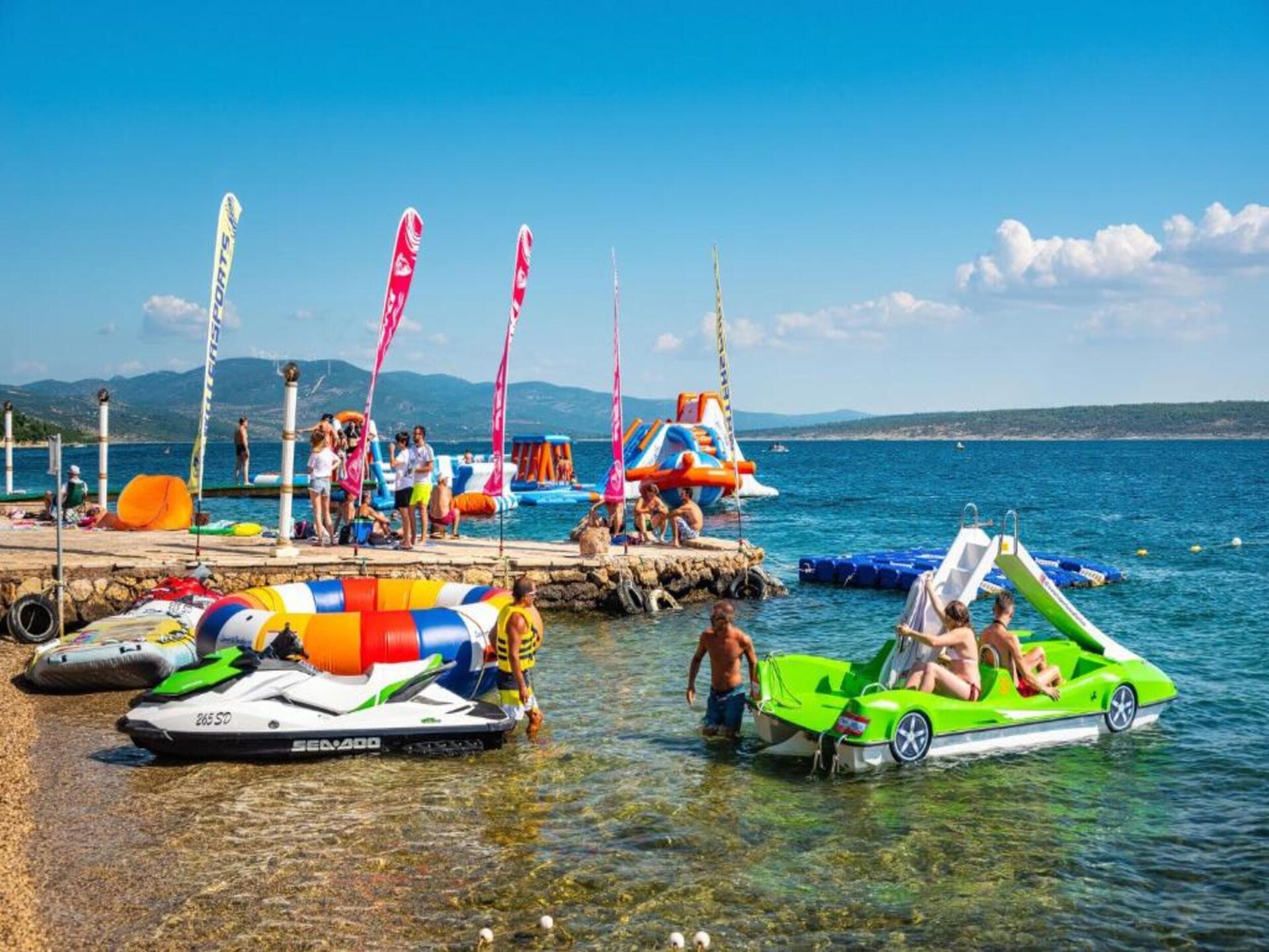 Vrijstaand vakantiehuis met zwembad op 200m van de Adriatische Zee in Maslenica - foto 28