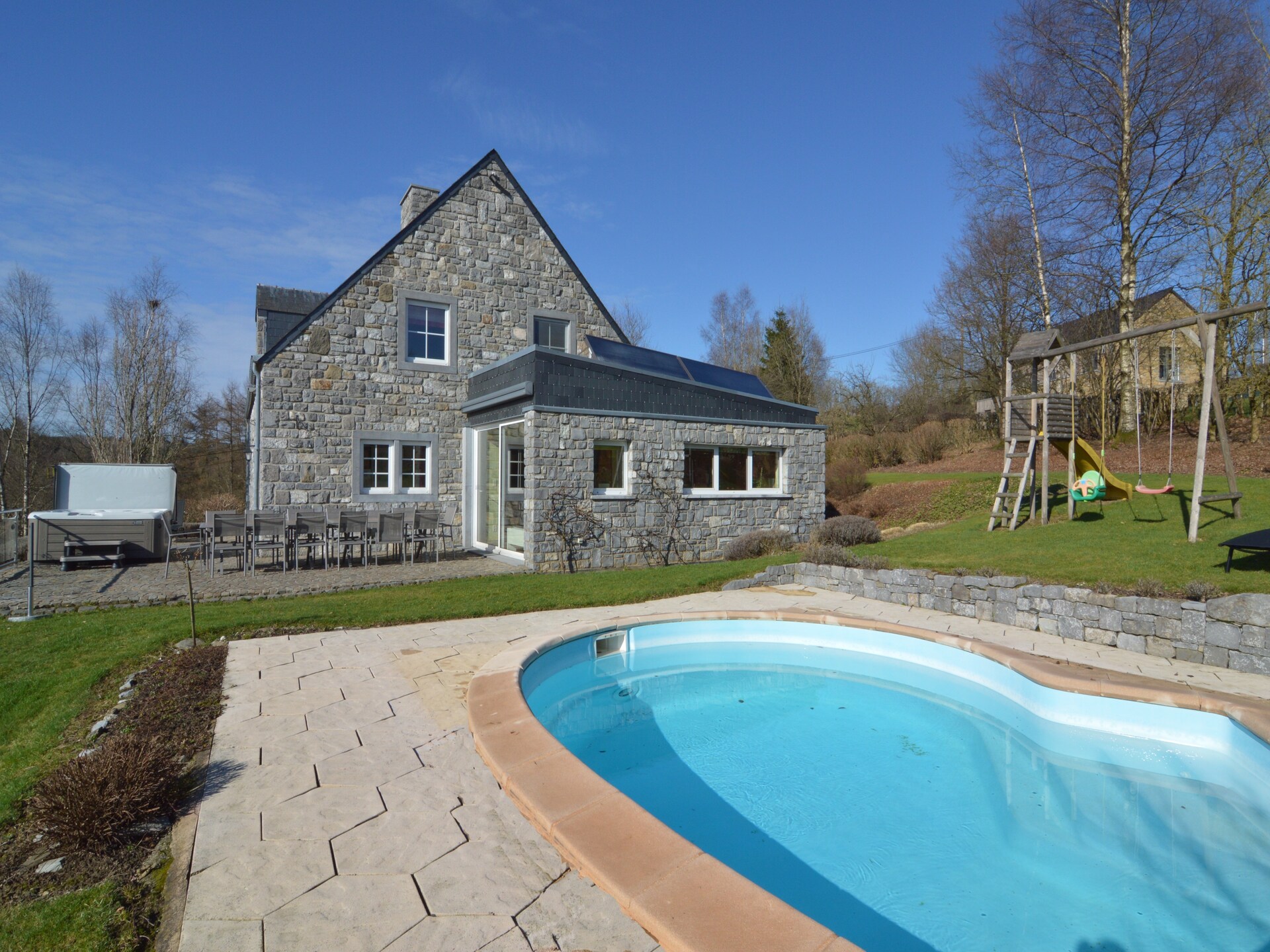 Luxe villa met sauna en panoramisch uitzicht in Stavelot - foto 10