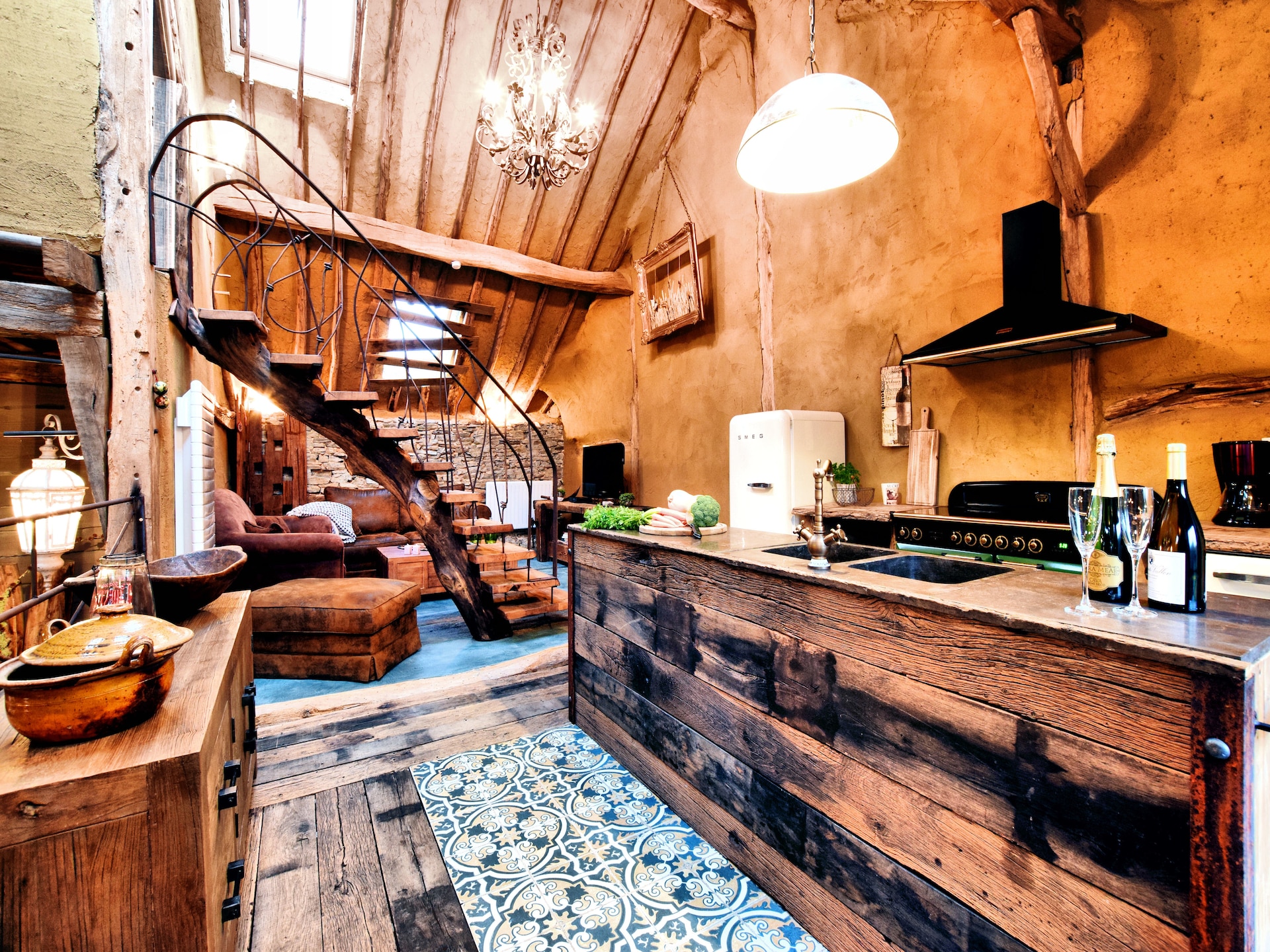 7-persoons boerderij met sauna in unieke grotstijl bij Oppagne - foto 21
