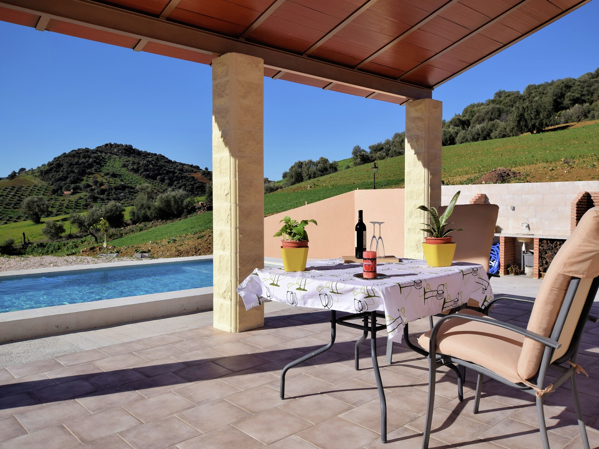 Privézwembad en rust in vakantiehuis Casa Celeste, Villanueva de la Concepción - foto 11