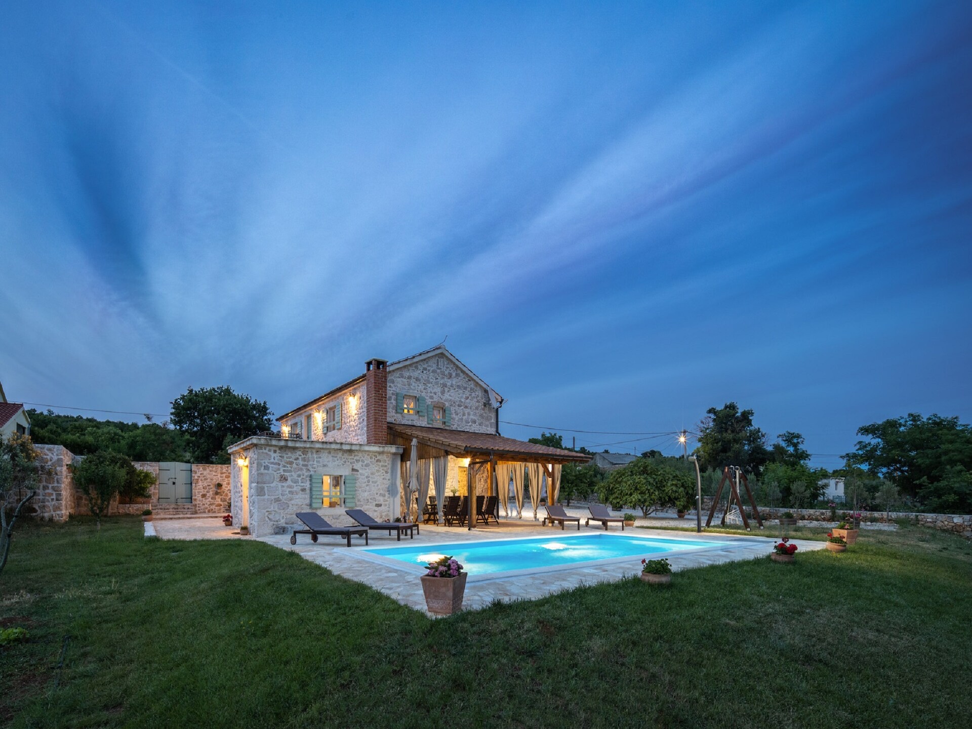 8-persoons villa met privézwembad in Posedarje - foto 13