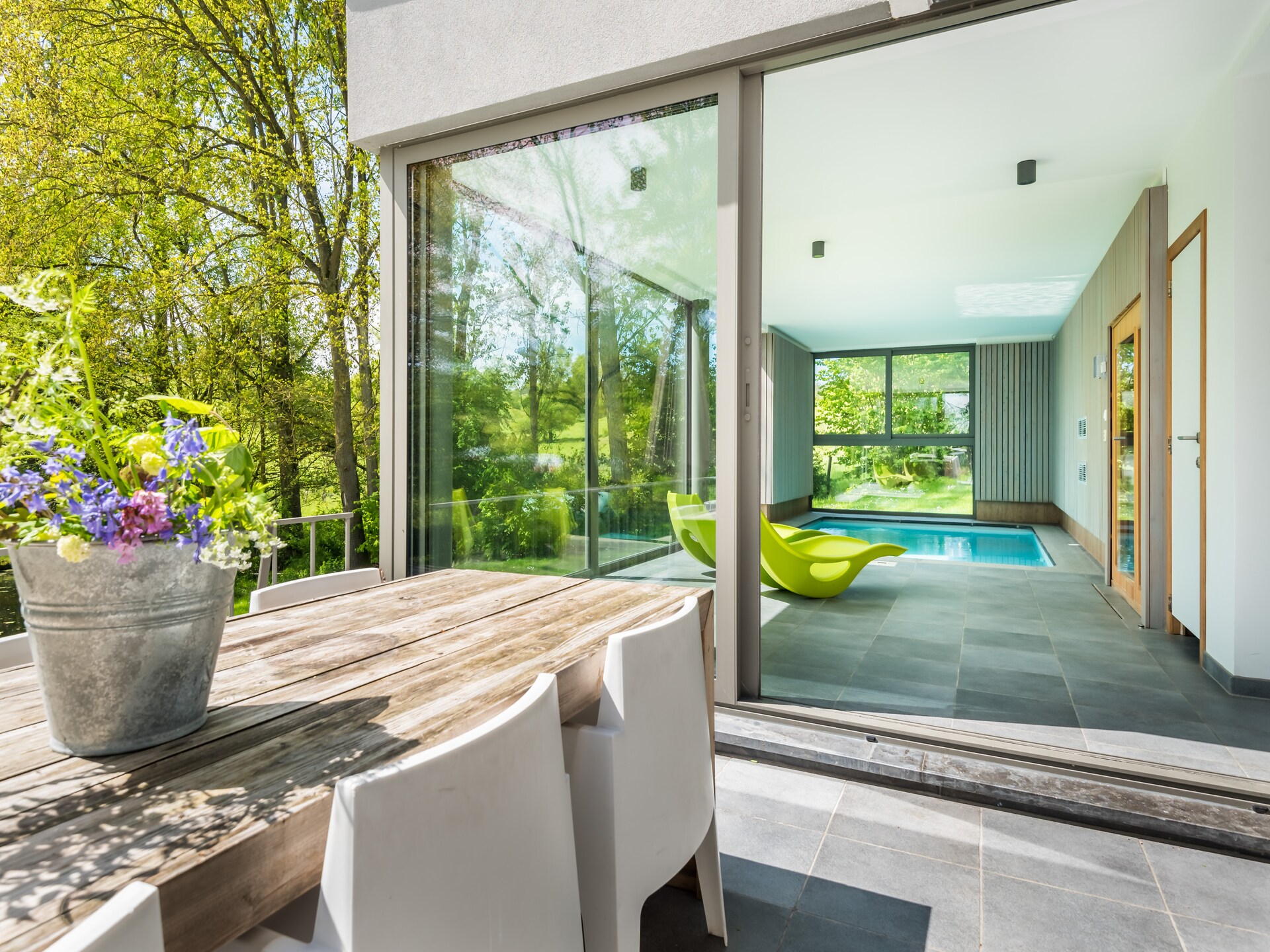 Moderne villa met binnenzwembad en sauna aan de rand van Noiseux - foto 26