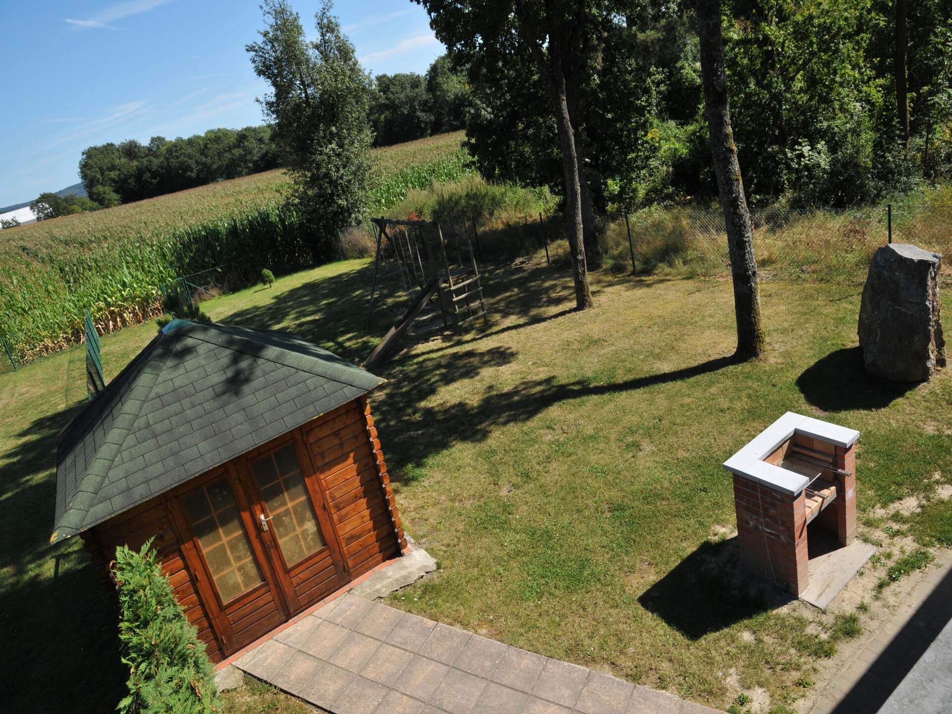 Vrijstaande houten villa Vivaldi met tuin op 1 km van centrum Durbuy - foto 14