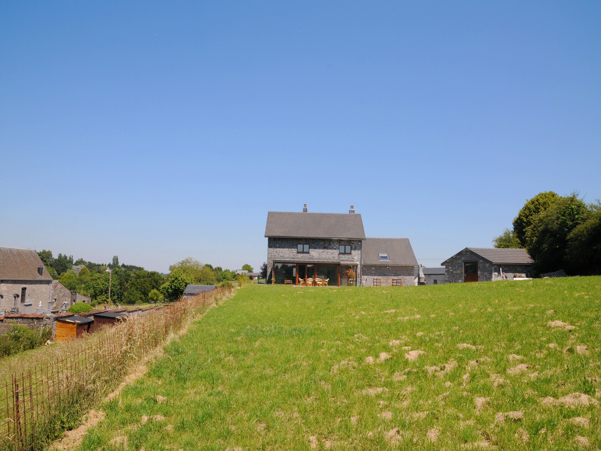 9-persoons natuursteenwoning met sauna en veranda in Bonsin - foto 22