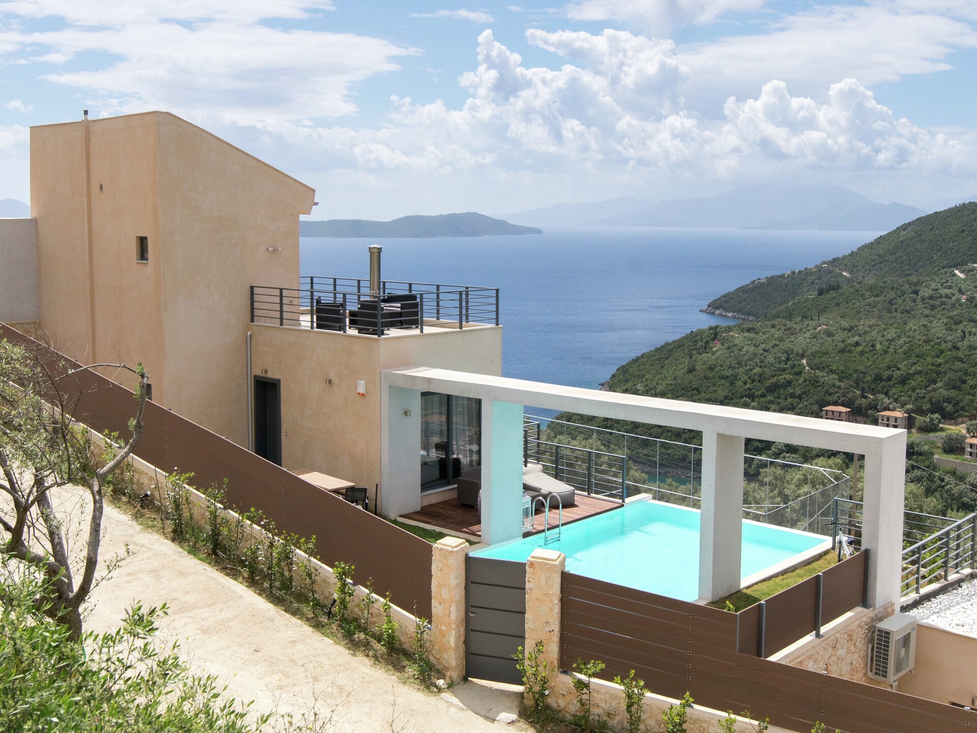 Villa Krystle: Luxe villa met zwembad en zeezicht bij Sivota, Lefkas - foto 2