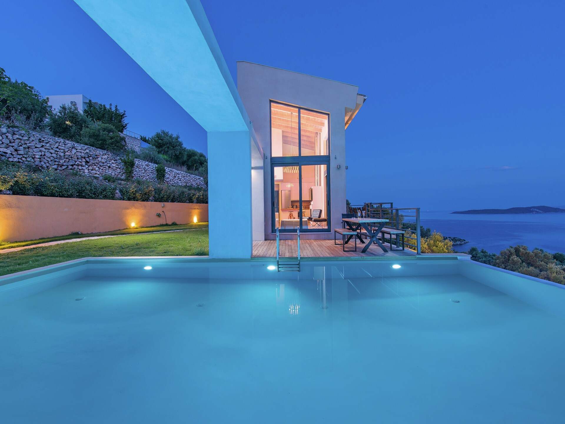 Villa Krystle: Luxe villa met zwembad en zeezicht bij Sivota, Lefkas - foto 11