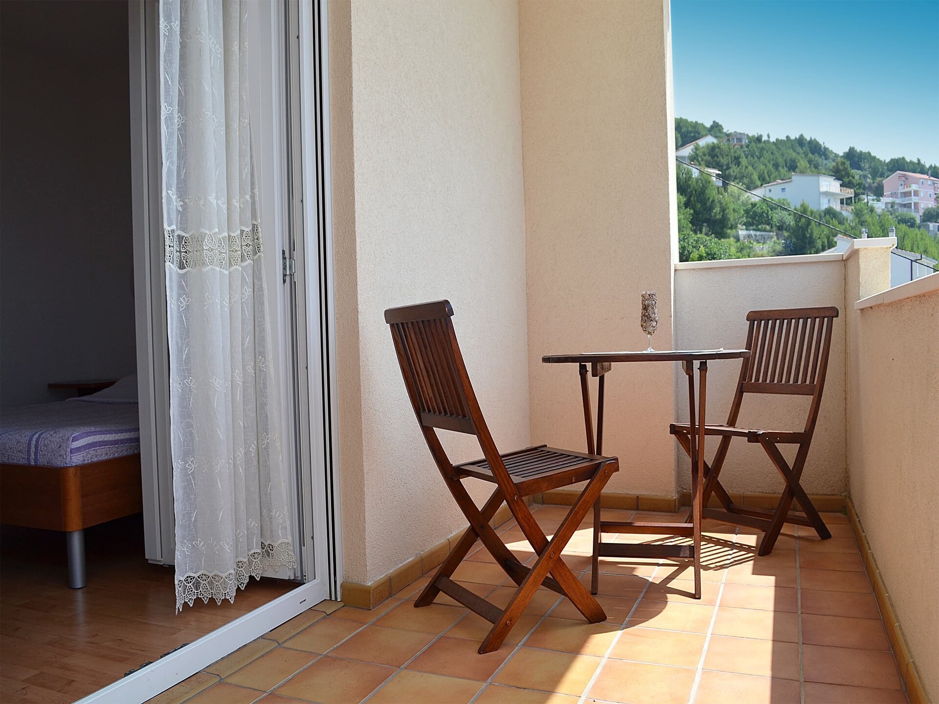 Appartement David met gedeeld infinity zwembad en zeezicht in Čelina - foto 16