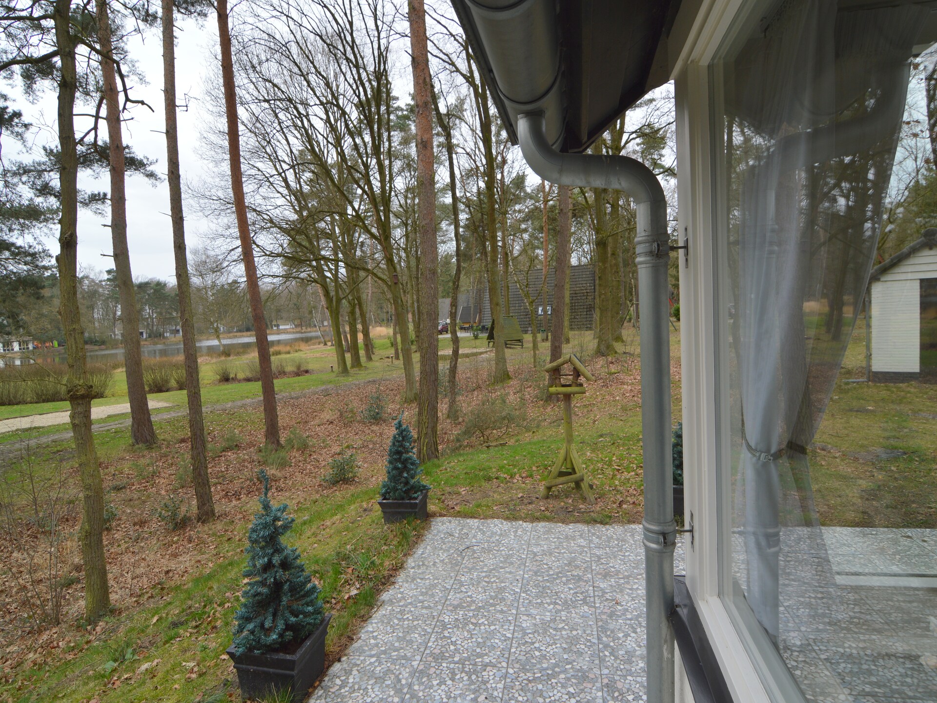 Knusse bosbungalow in Stramproy met terras aan de vijver - foto 27