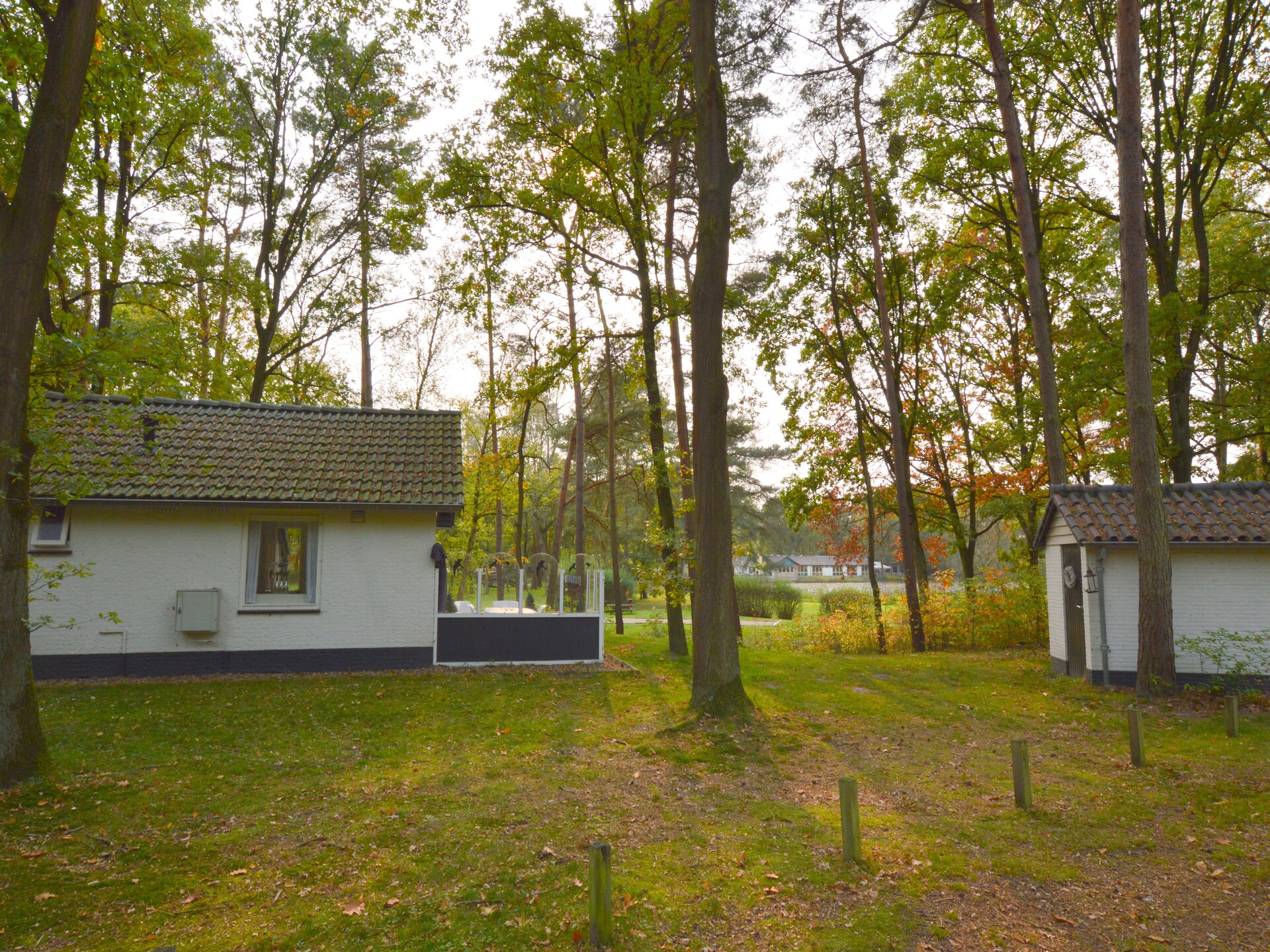 Knusse bosbungalow in Stramproy met terras aan de vijver - foto 20