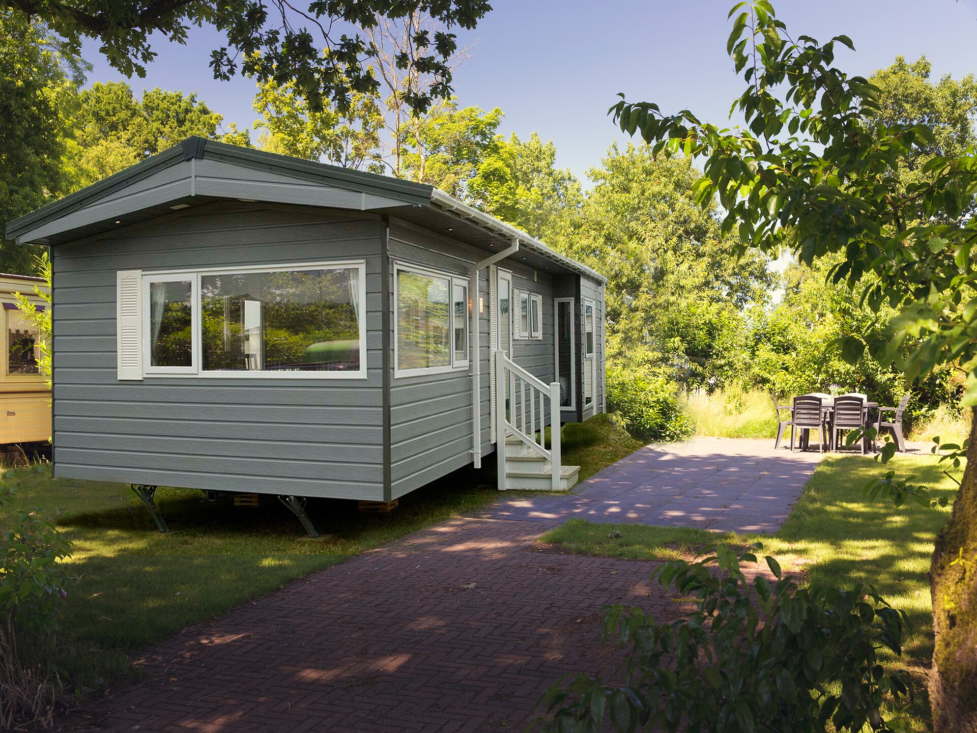Knusse vrijstaande chalet voor 2 aan de Regge bij Zuna - foto 1