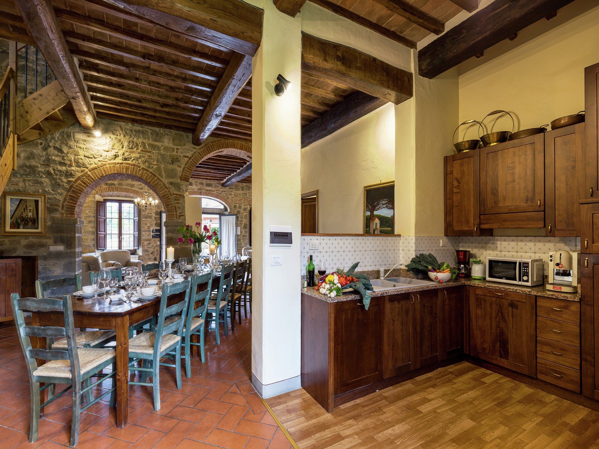 Ruime villa met privézwembad voor 17 personen nabij centrum Cortona - foto 3