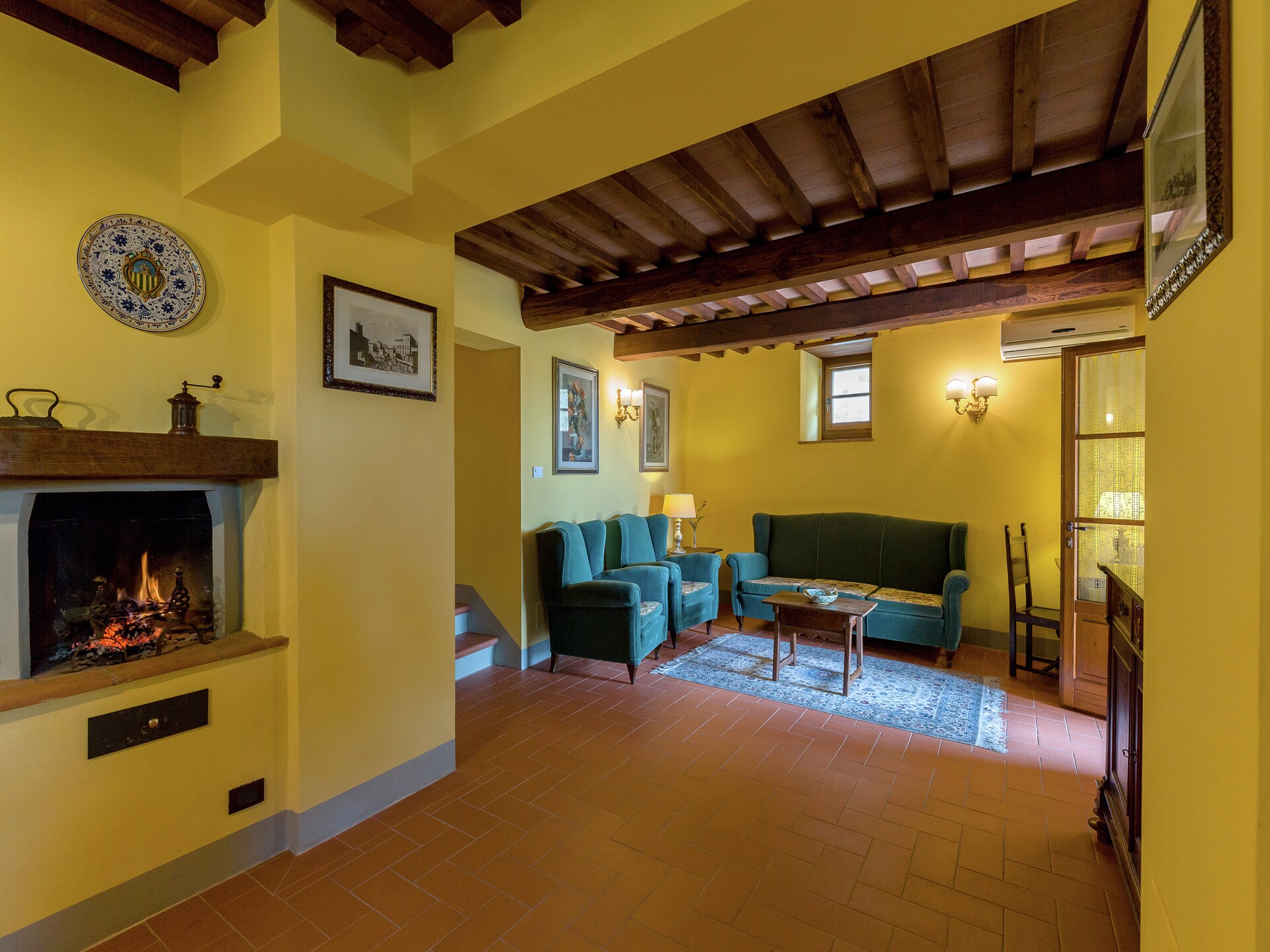San Martino Ulivi: Ruime villa met privézwembad en panoramisch uitzicht bij Cortona - foto 5