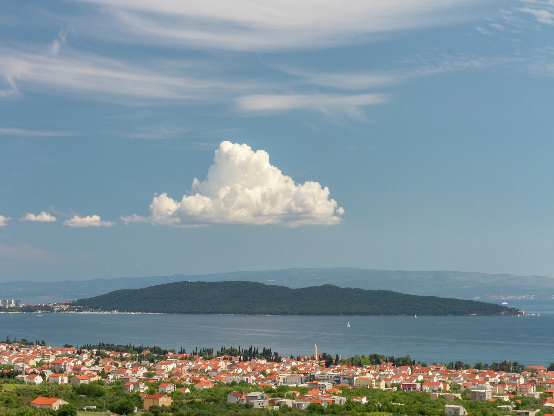 Modern Panorama Apartment in rustig Kaštel Stari - foto 20
