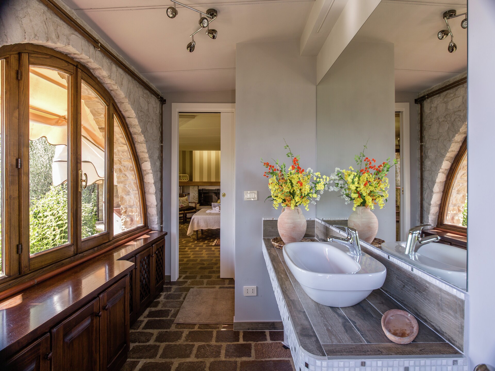 Villa la Foce: panoramische villa met privézwembad in Toscane - foto 18