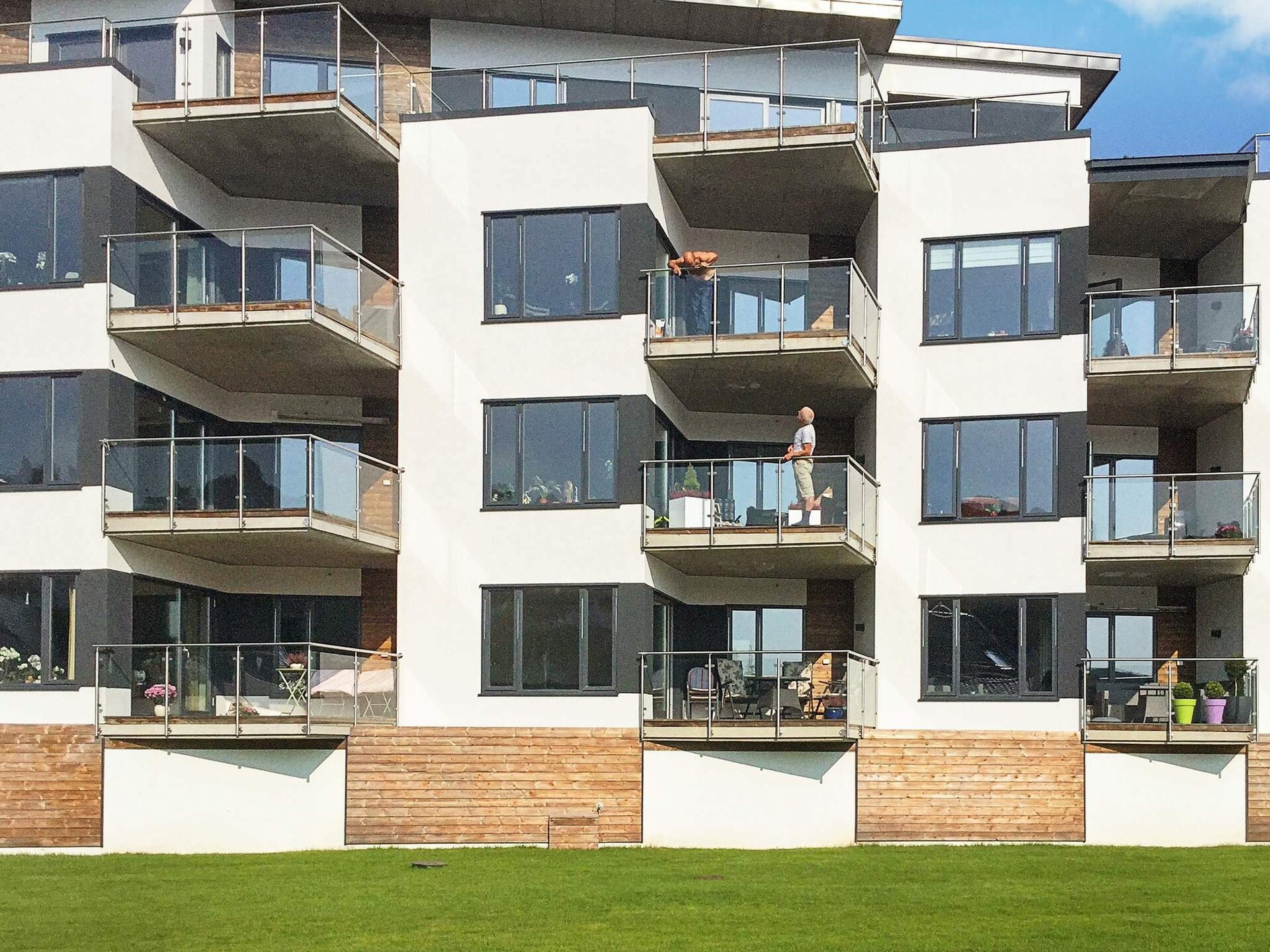 6-persoons modern appartement met fjordzicht in centrum Farsund - foto 1