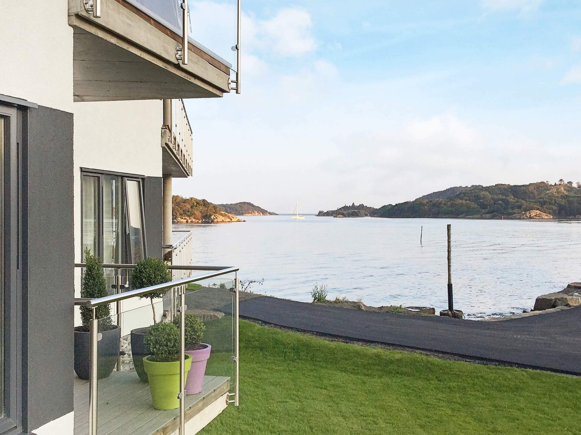 6-persoons modern appartement met fjordzicht in centrum Farsund - foto 6