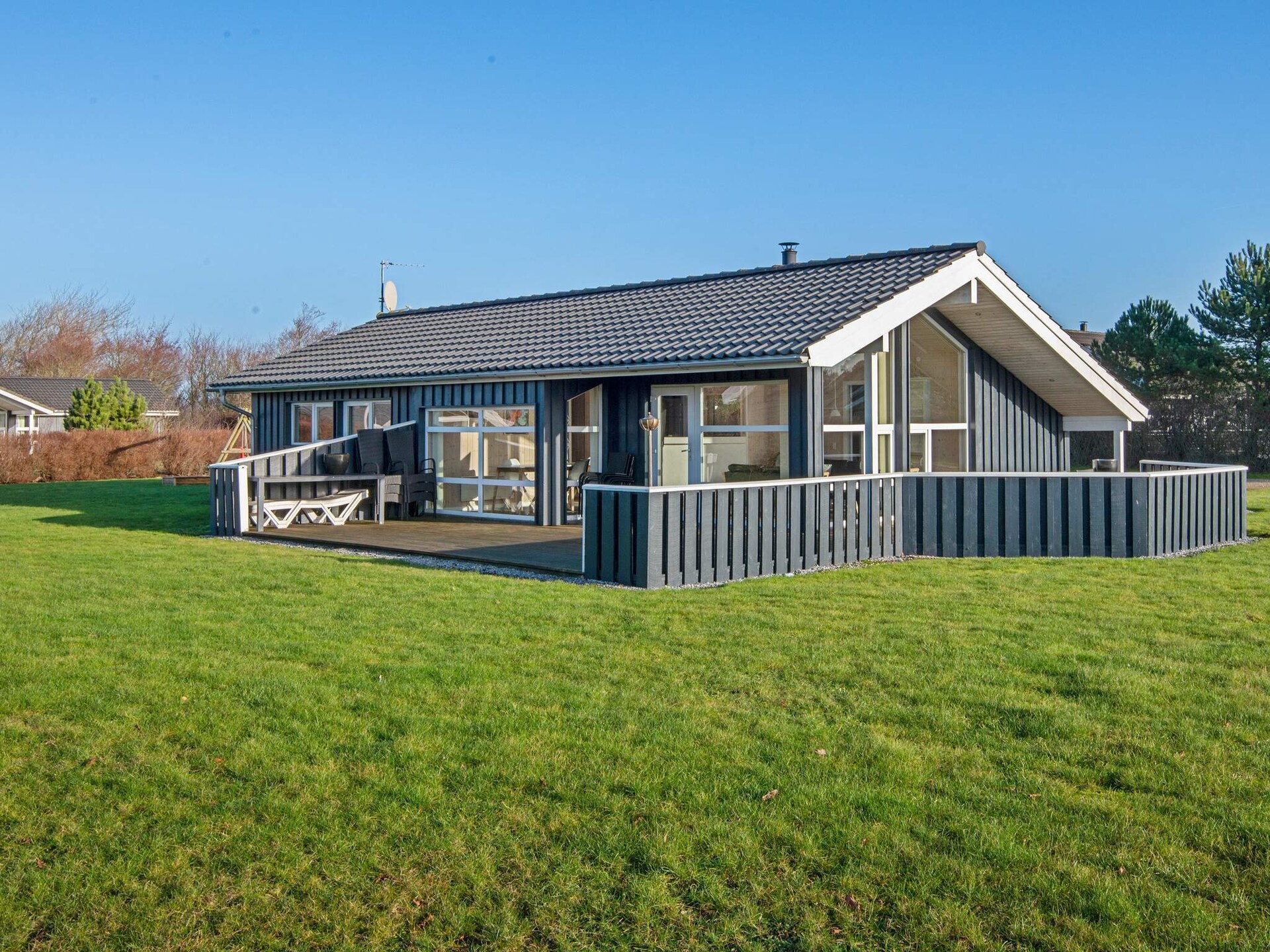 Modern vakantiehuis met whirlpool en sauna op 600m van de zee bij Skaven Strand - foto 36