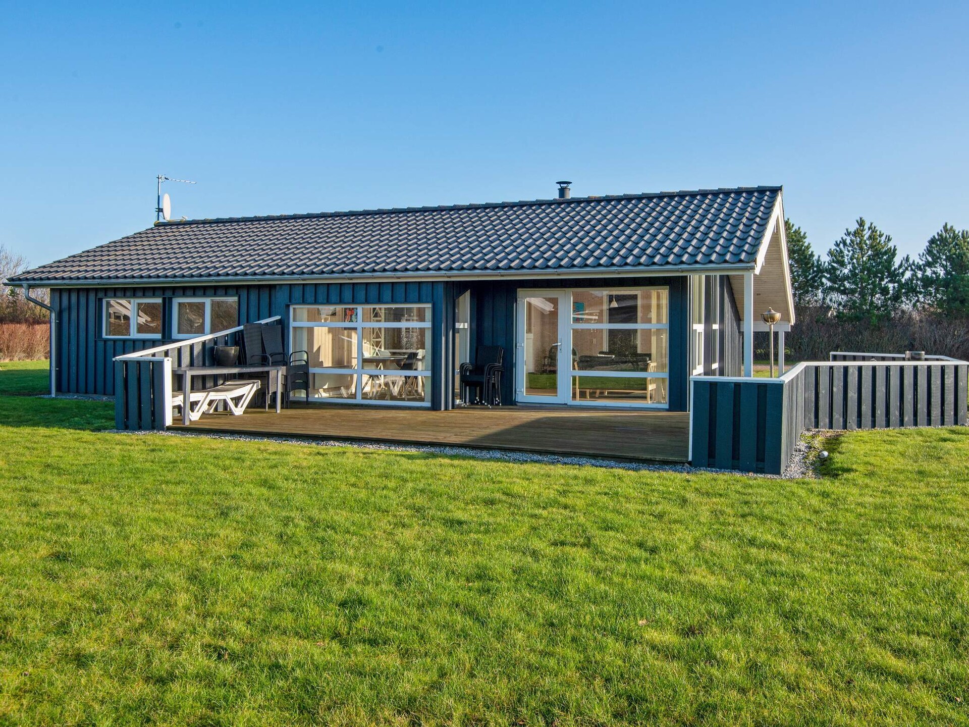 Modern vakantiehuis met whirlpool en sauna op 600m van de zee bij Skaven Strand - foto 37