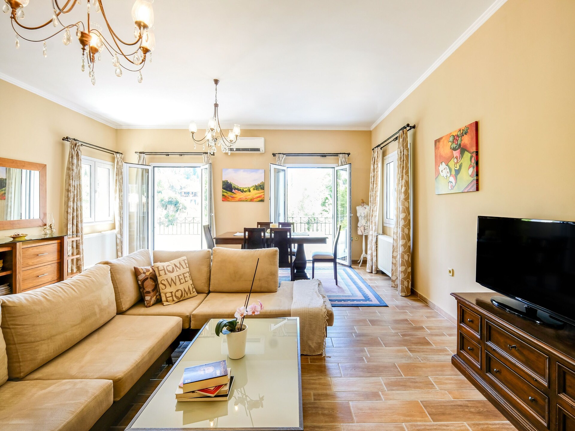 Casa Bianca: ruime villa met tuin en bubbelbad op 4 km van Corfu-stad - foto 7