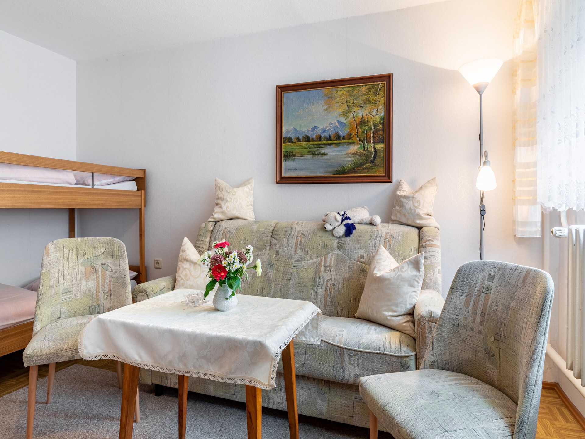 Appartement Wiesenblick: knus verblijf bij bos en Oostzee in Kühlungsborn - foto 13