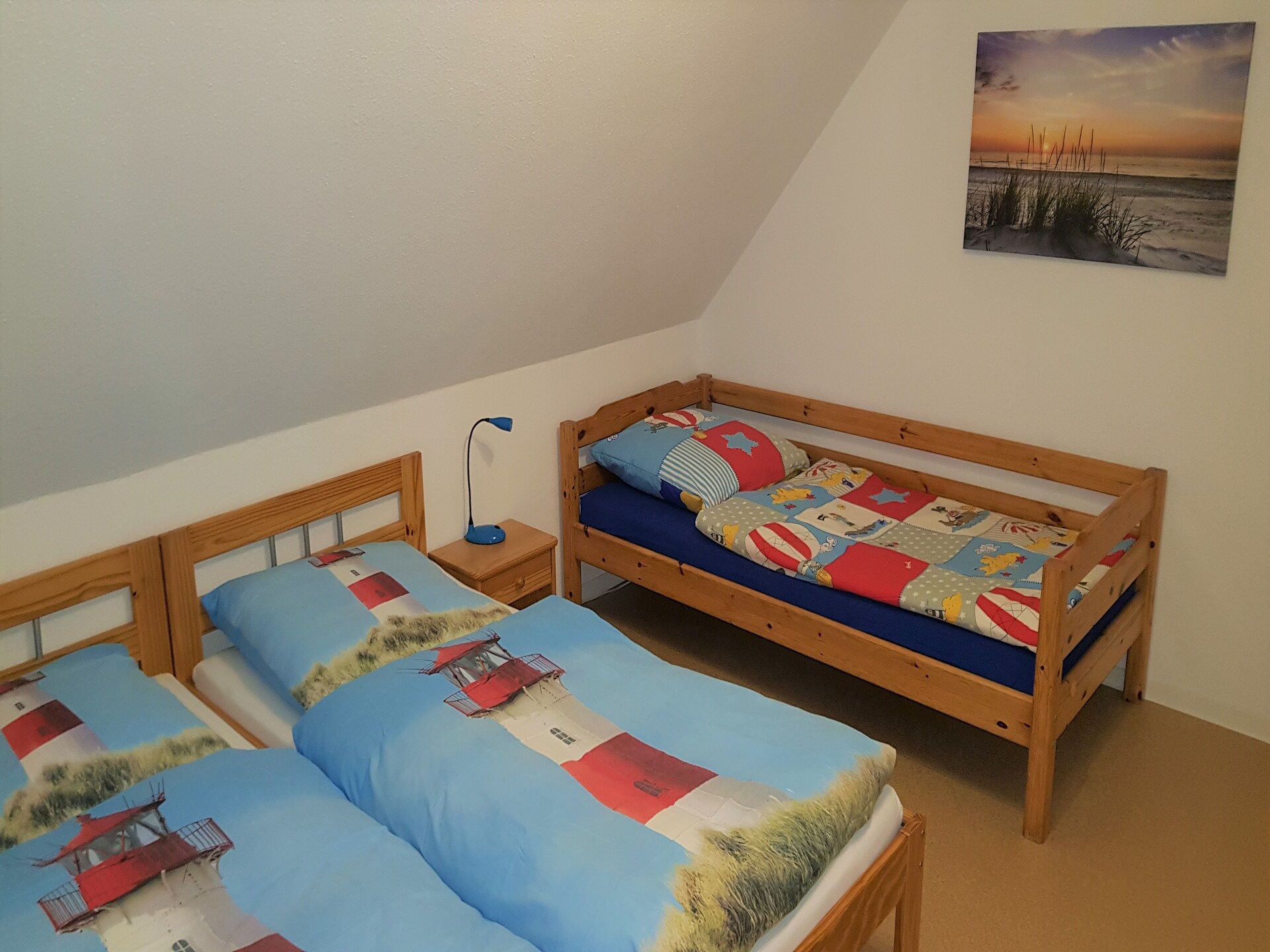 Ruim zolderappartement voor 7 personen, op 800 meter van het strand van Zierow - foto 11