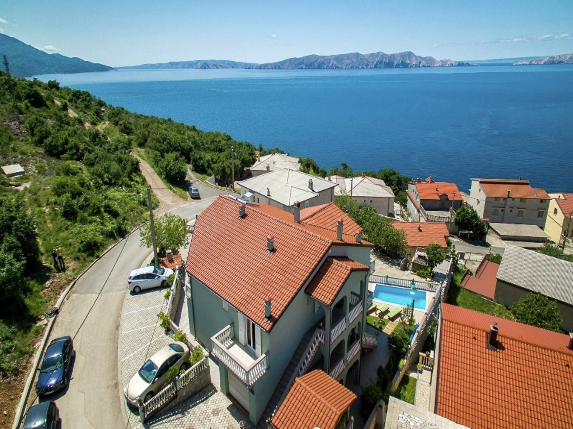 Knus appartement met zwembad en dakterras in Senj - foto 6