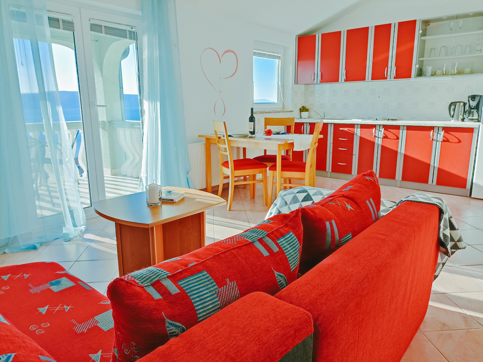 Knus appartement met zwembad en dakterras in Senj - foto 9