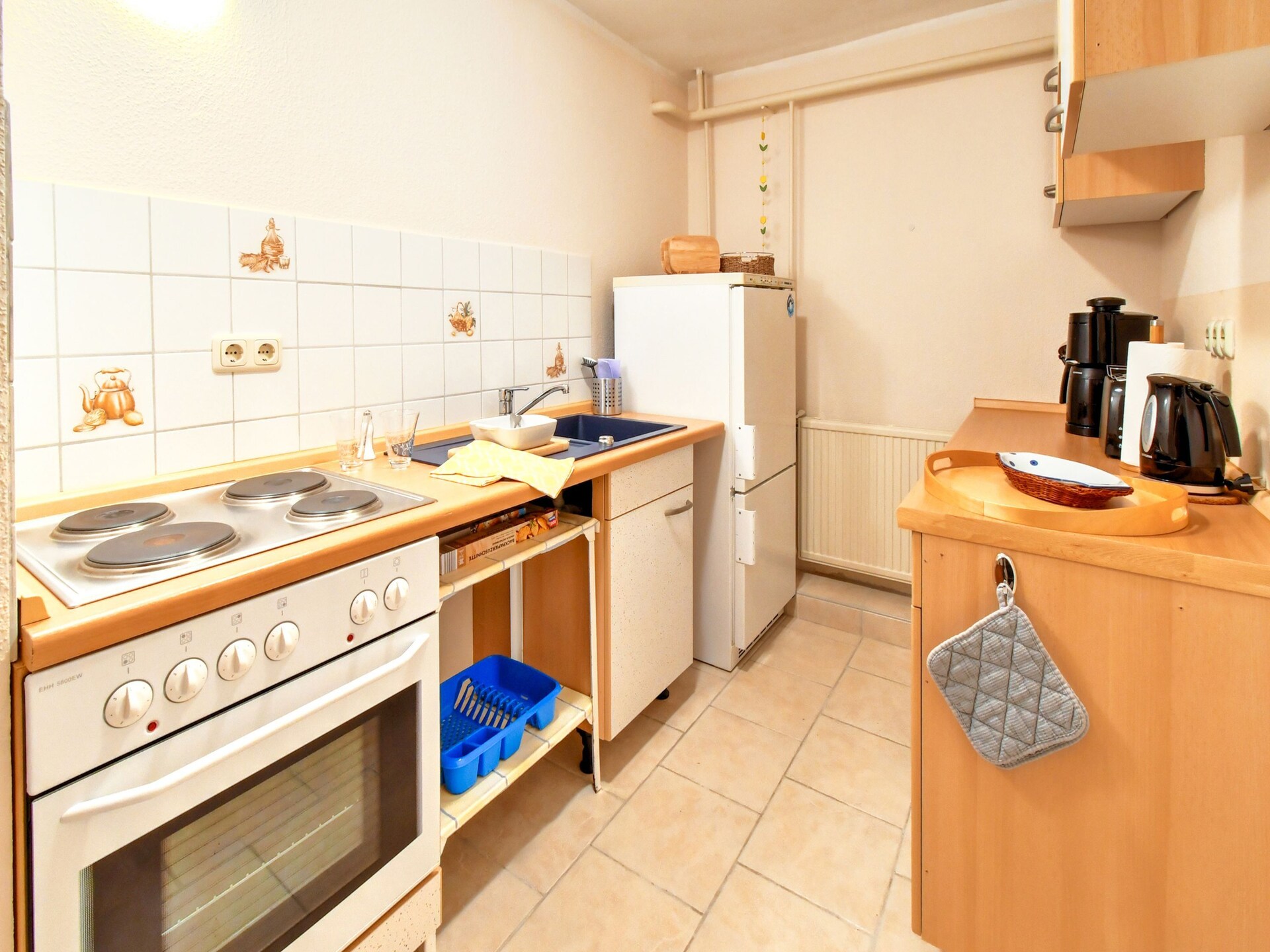Licht appartement met privéterras in Klütz, 3 km van zee - foto 2