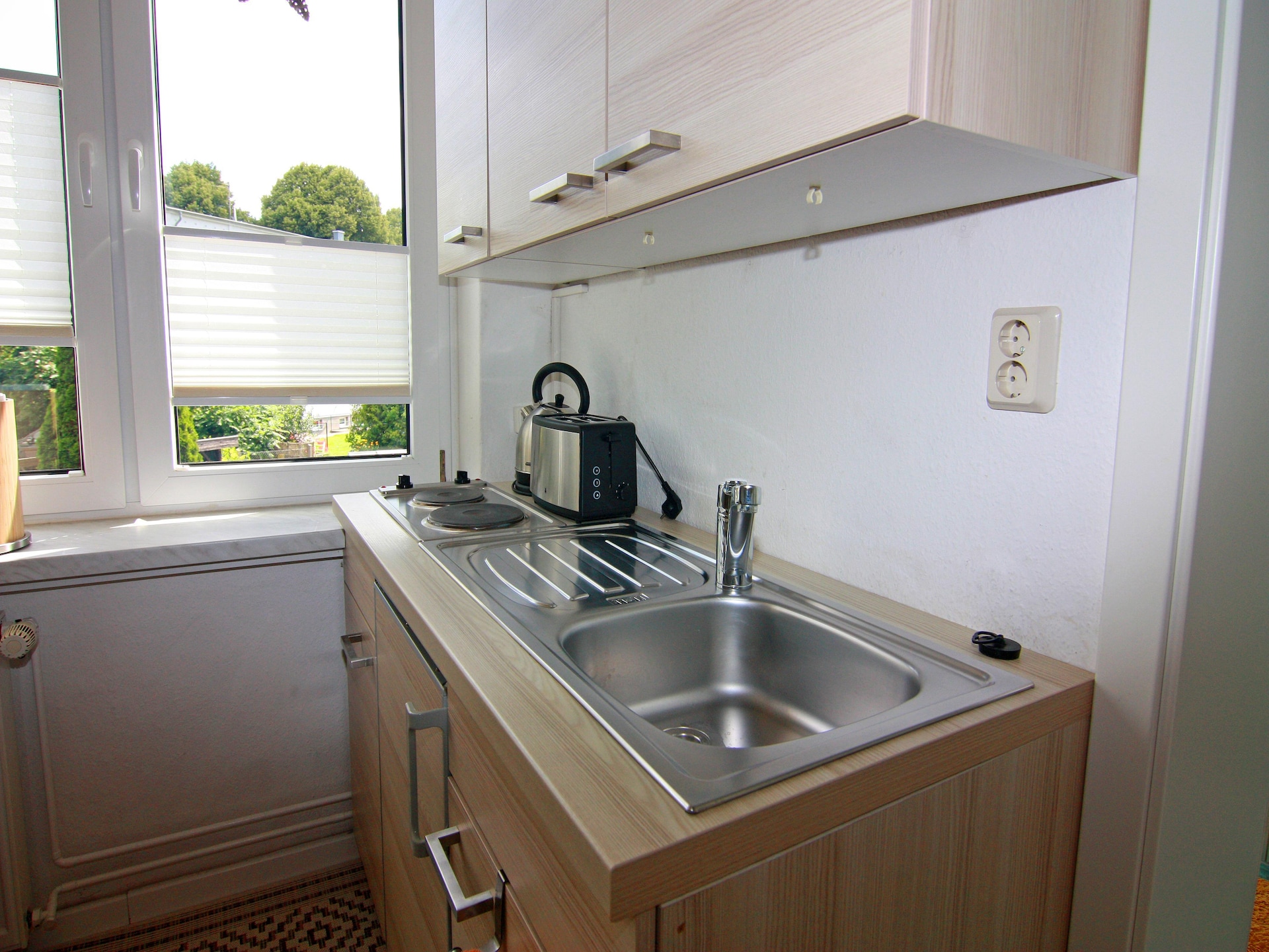 2-persoons appartement Am Hellbach in Neubukow met terras - foto 5
