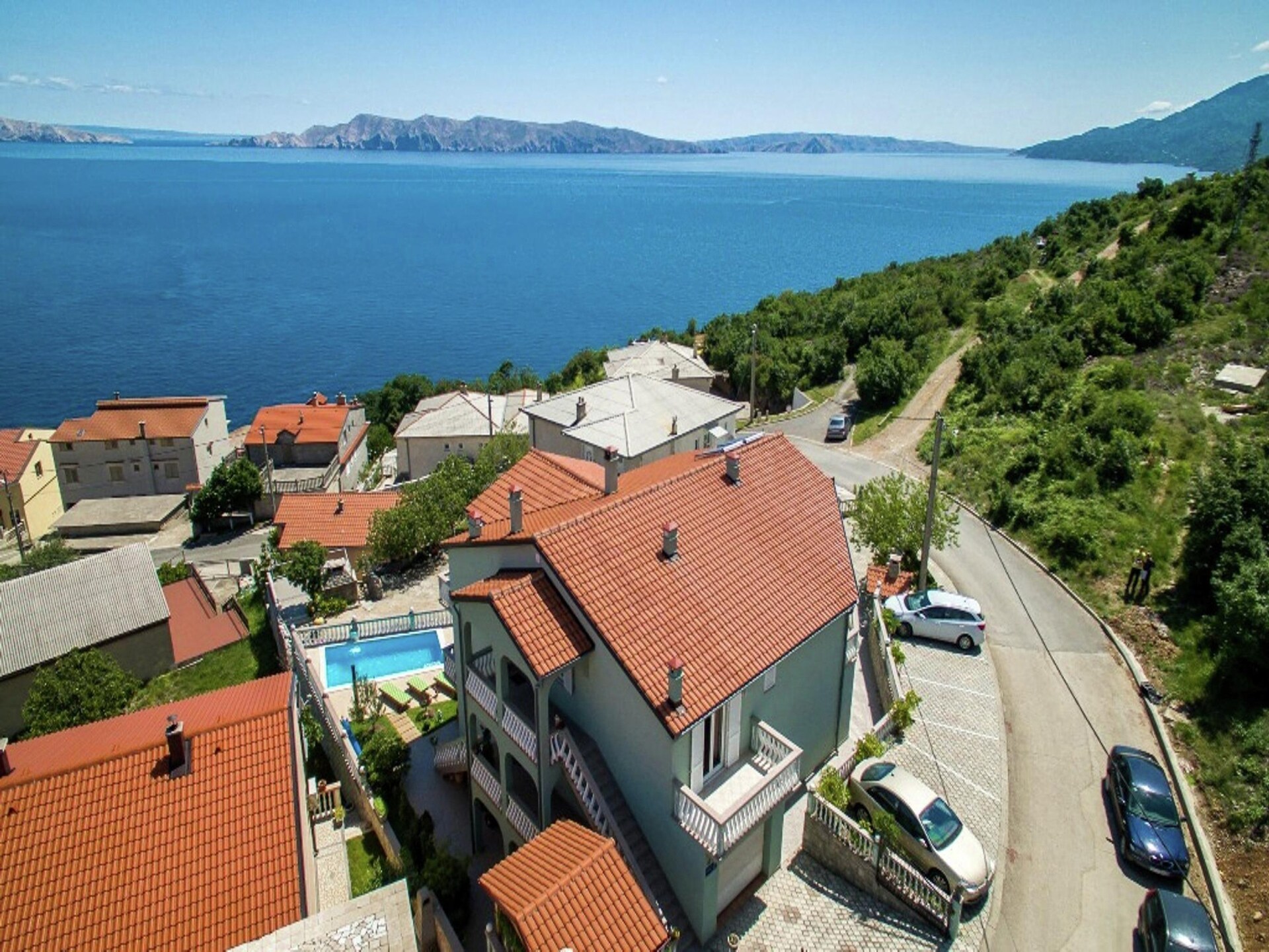 Knus appartement met zwembad en zeezicht in Senj - foto 7