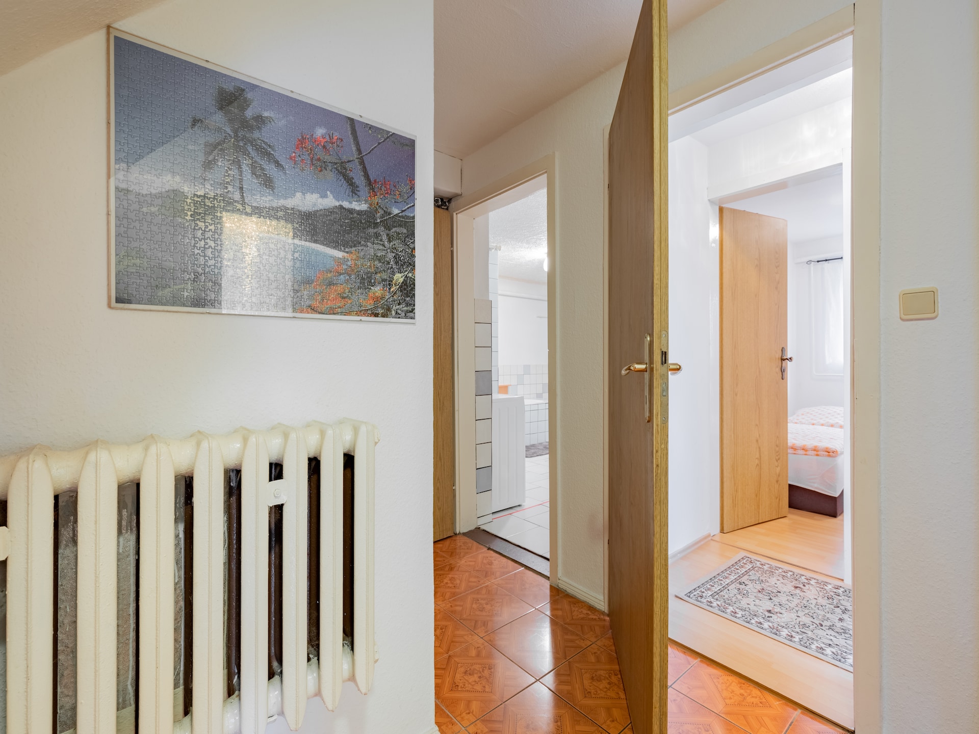 Landelijk appartement bij Kröpelin, 12 km van strand en golfbaan - foto 9