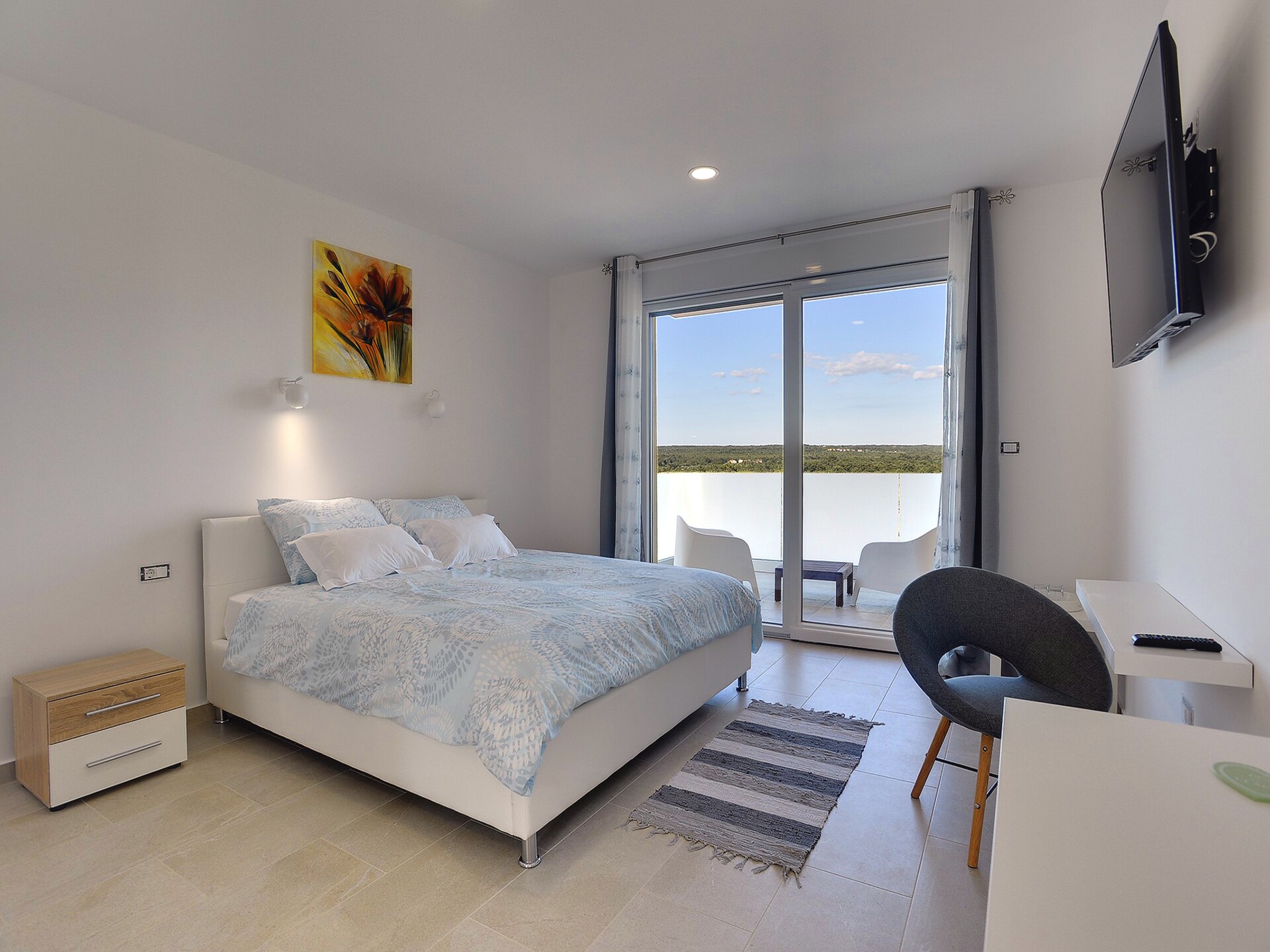 Villa White: Moderne vrijstaande villa met privézwembad en sauna bij Barbariga - foto 34