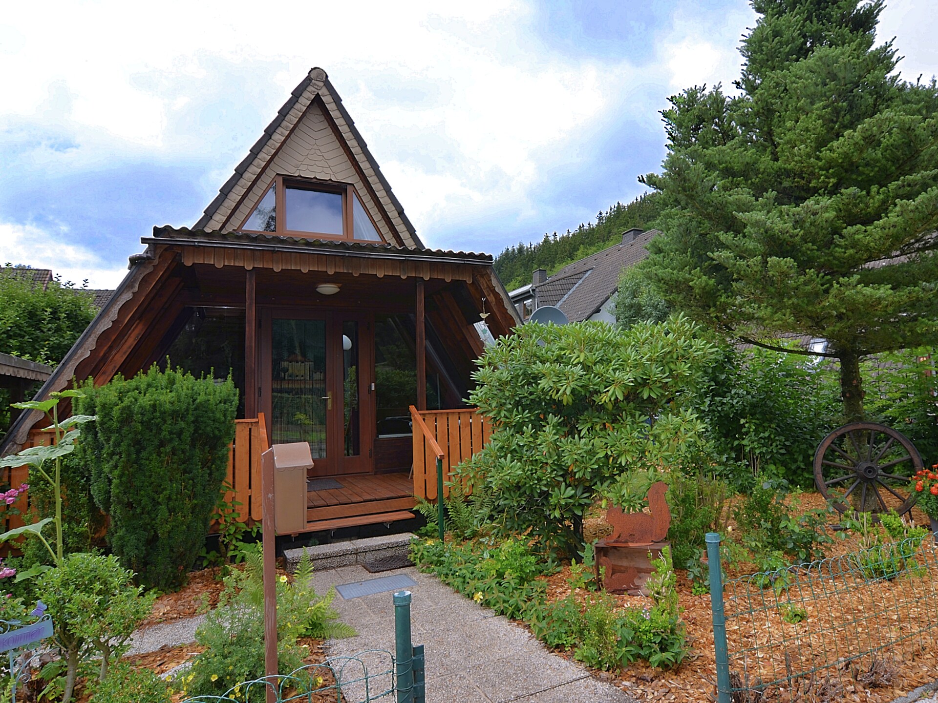 Vrijstaand A-frame vakantiehuis Christina in bosrijk Sauerland - foto 7