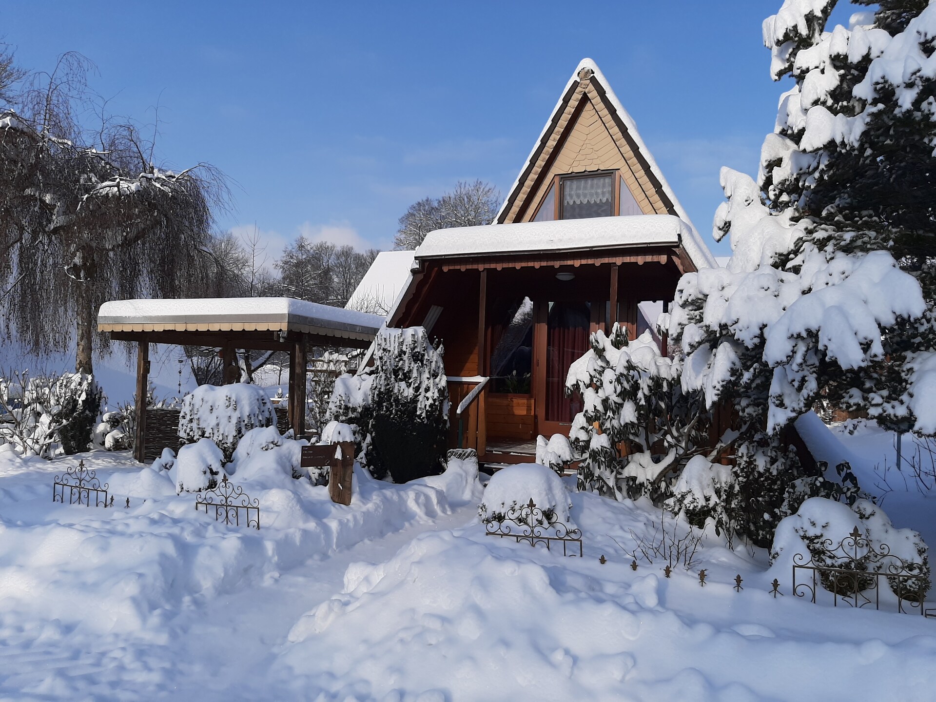 Vrijstaand A-frame vakantiehuis Christina in bosrijk Sauerland - foto 31
