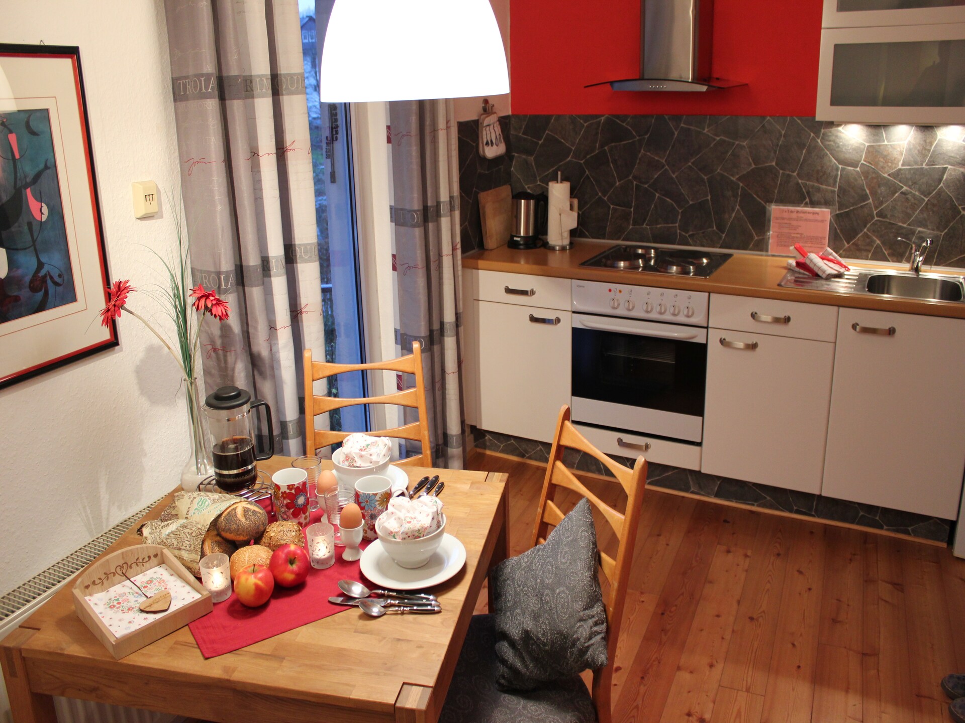 Knus appartement aan de skipiste in Willingen-Usseln met tuin - foto 2