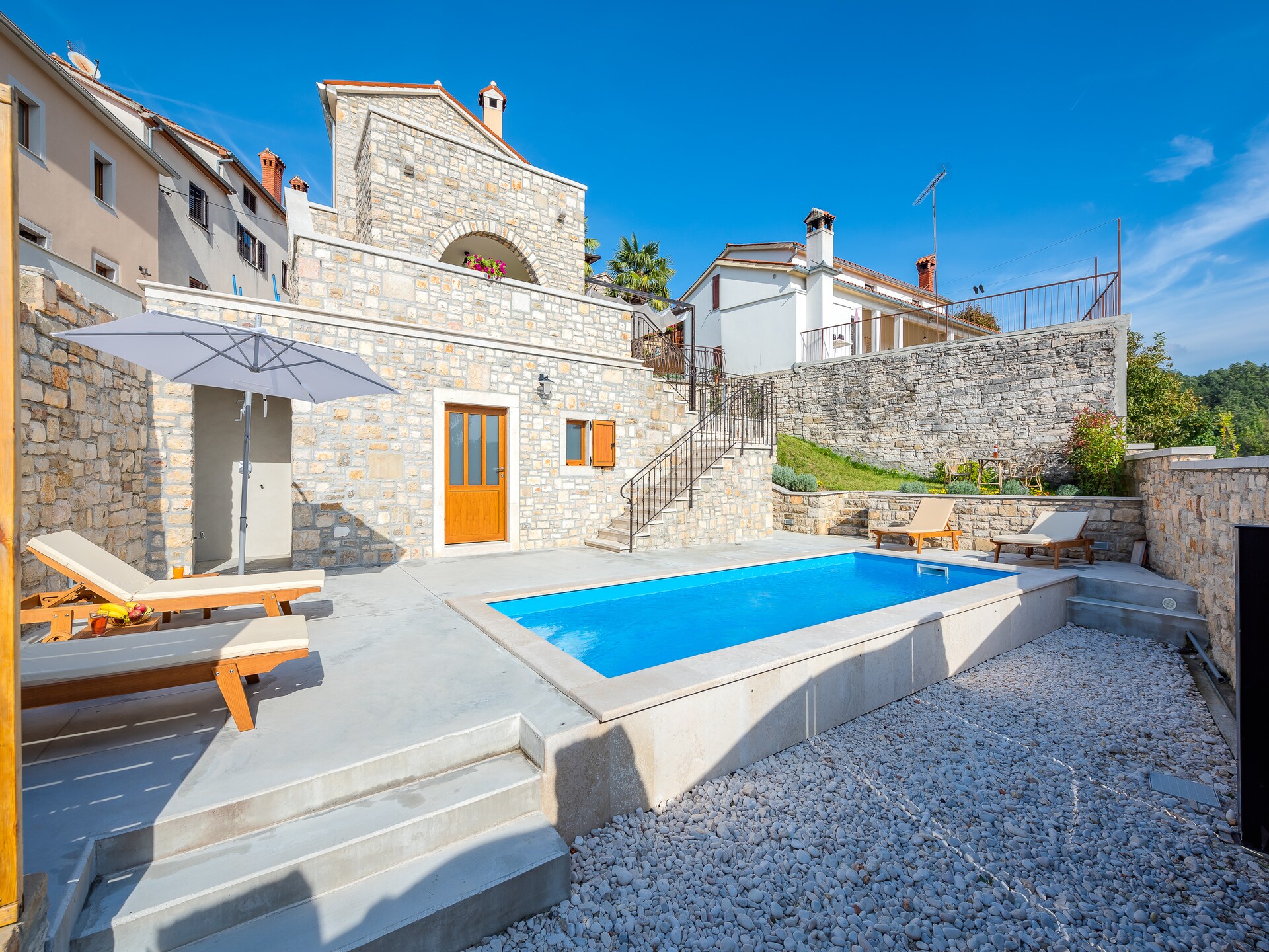 Privézwembad en rust in Villa Beram, Pazin - foto 2